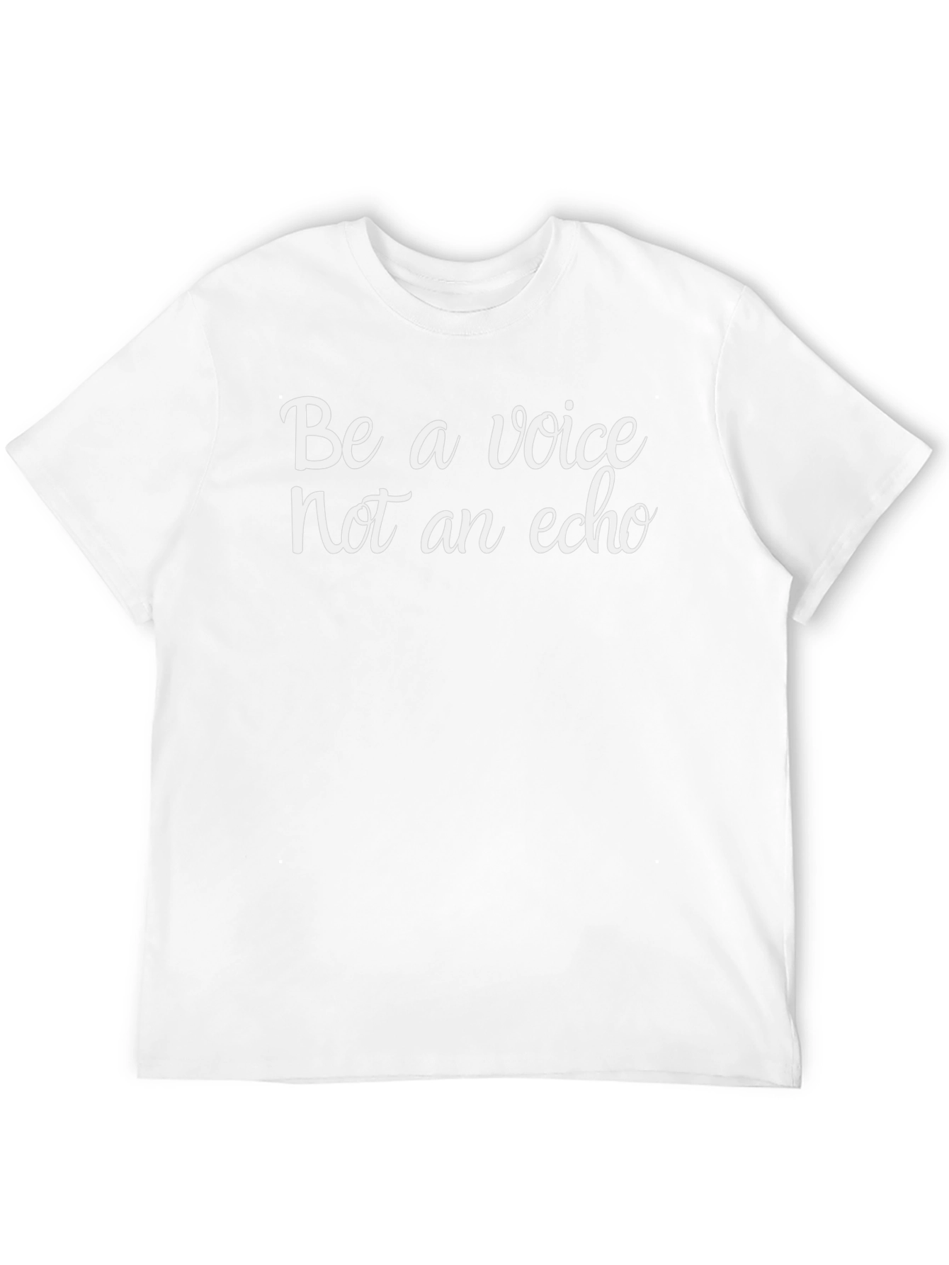 Be A Voice T-Shirt - Motivational & Stylish