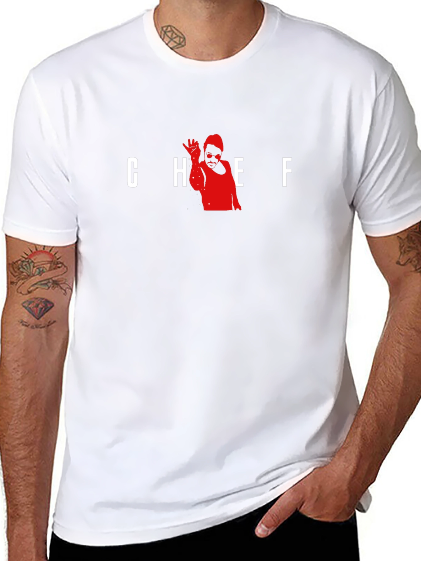 Chef Salt Bae T-Shirt - Trendy Graphic Tee