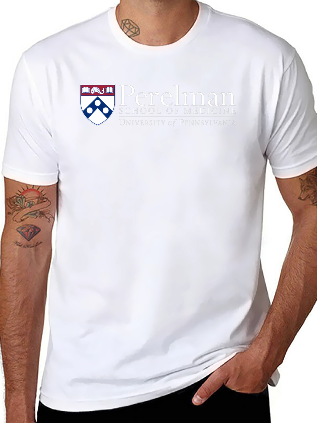 Perelman School of Medicine Black T-Shirt
