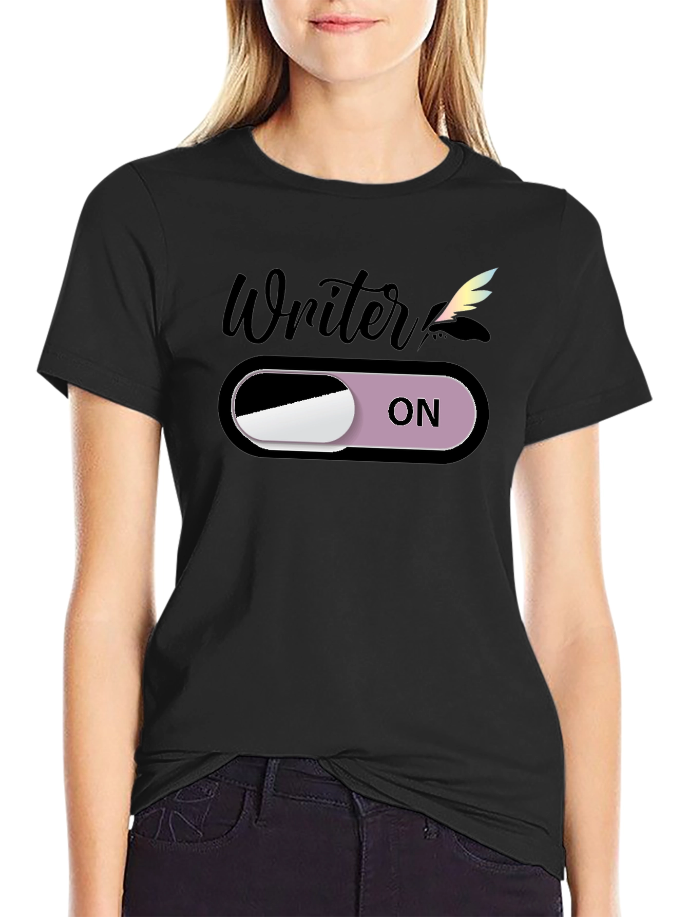 Writer On Mode Graphic T-Shirt
