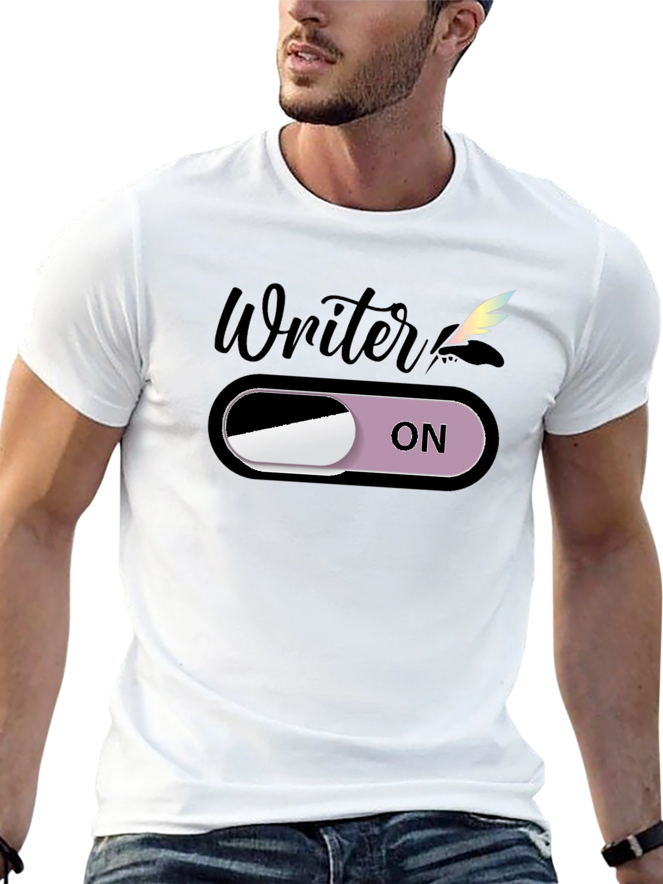 Writer On Mode Graphic T-Shirt