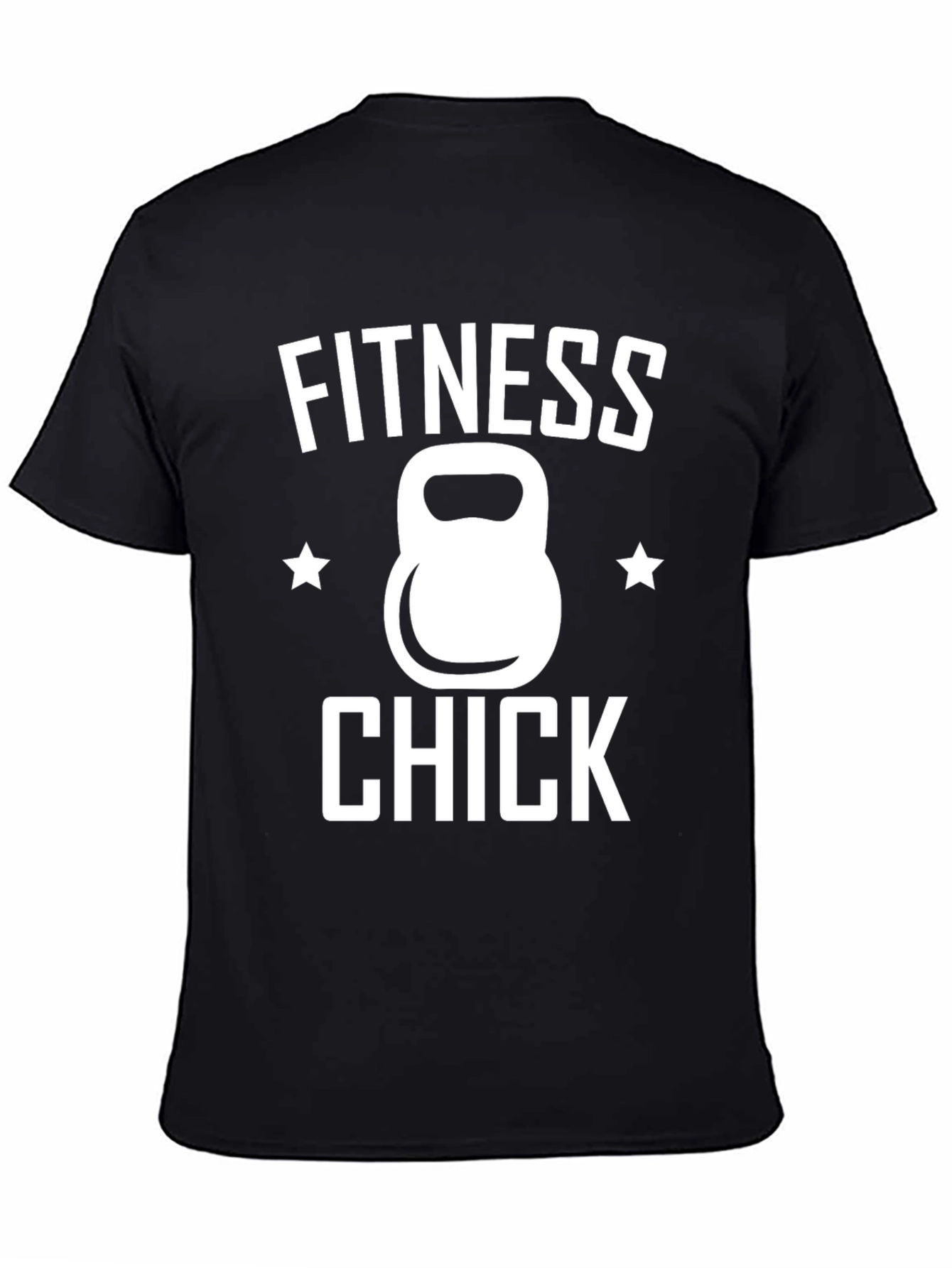 Fitness Chick Kettlebell T-Shirt Gym Workout Tee