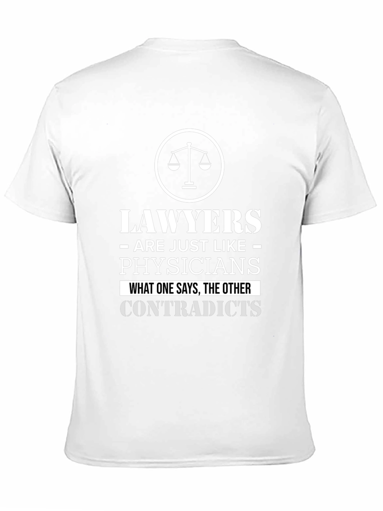 Lawyers Like Physicians Black Graphic Tee