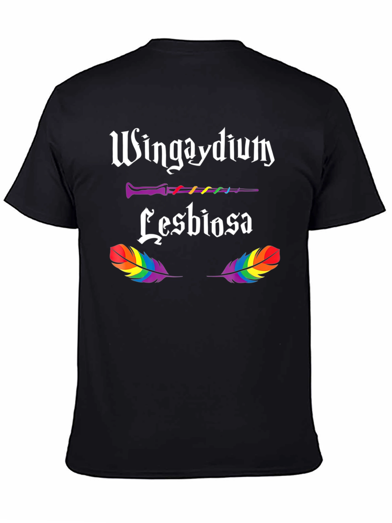 Wingaydium Lesbiosa LGBTQ+ Pride T-Shirt