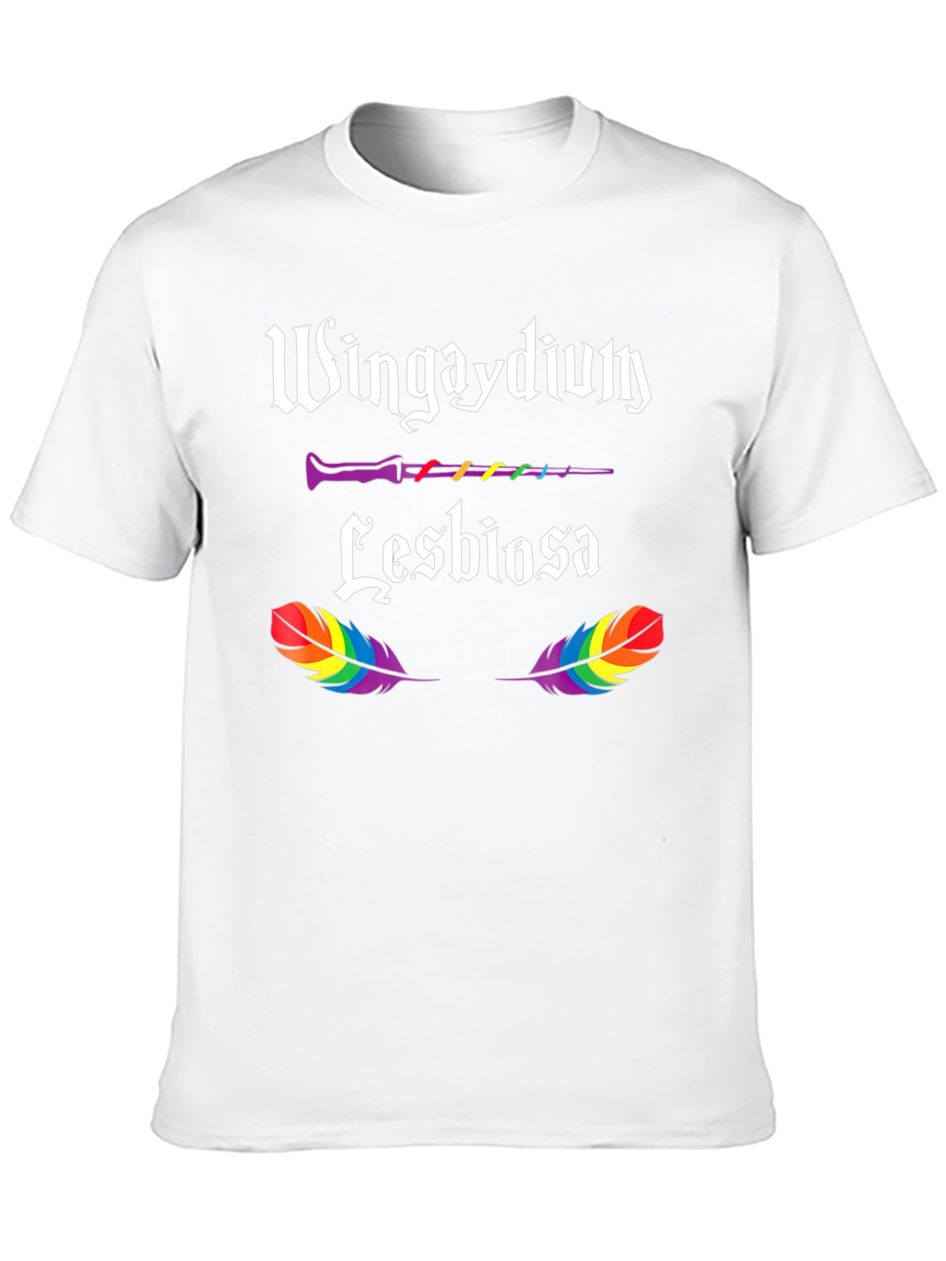 Wingaydium Lesbiosa LGBTQ+ Pride T-Shirt