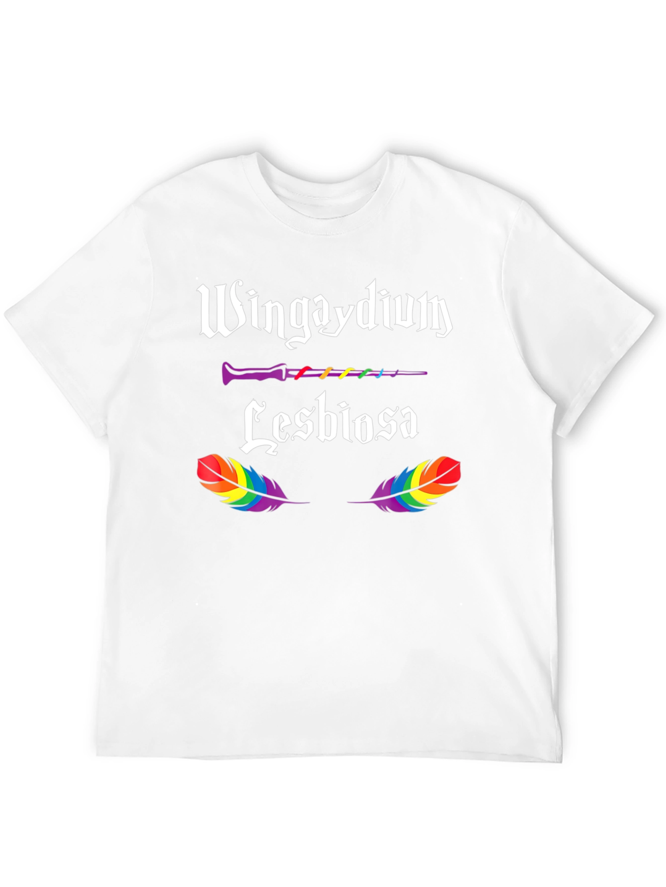 Wingaydium Lesbiosa LGBTQ+ Pride T-Shirt