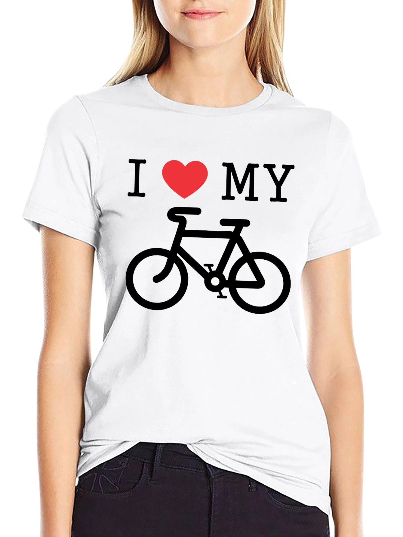 I Heart My Bike Graphic Tee
