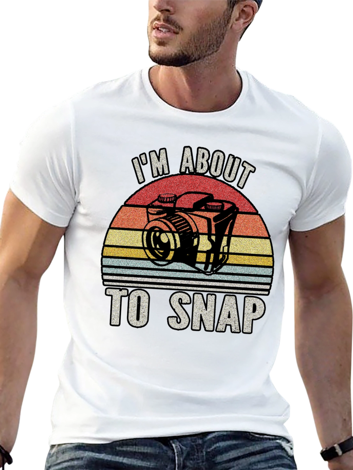 Im About To Snap Retro Camera T-Shirt