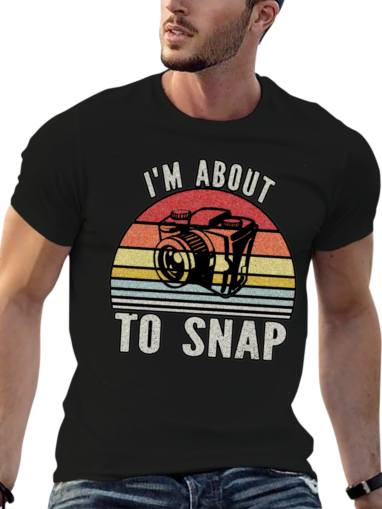 Im About To Snap Retro Camera T-Shirt