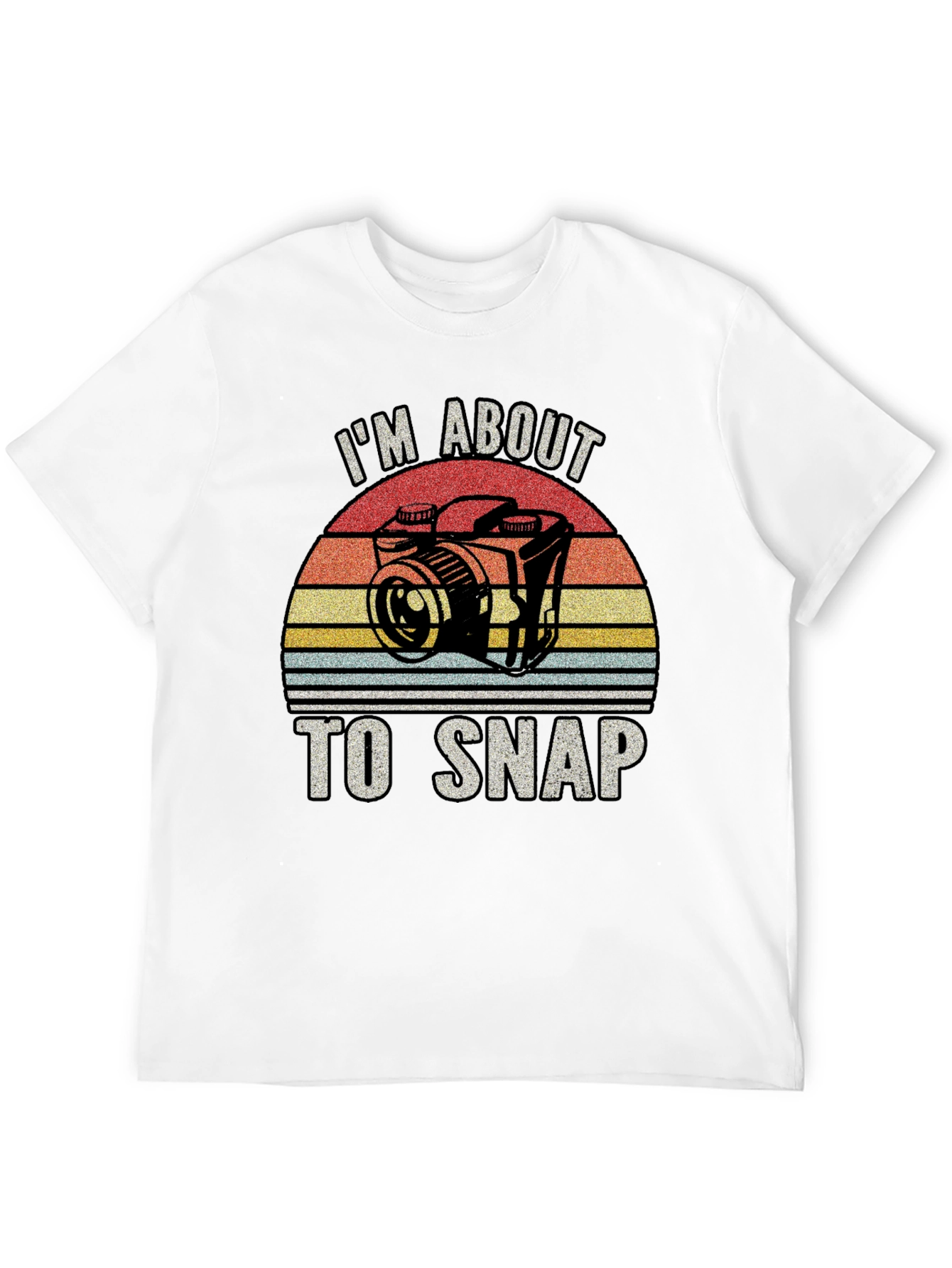 Im About To Snap Retro Camera T-Shirt