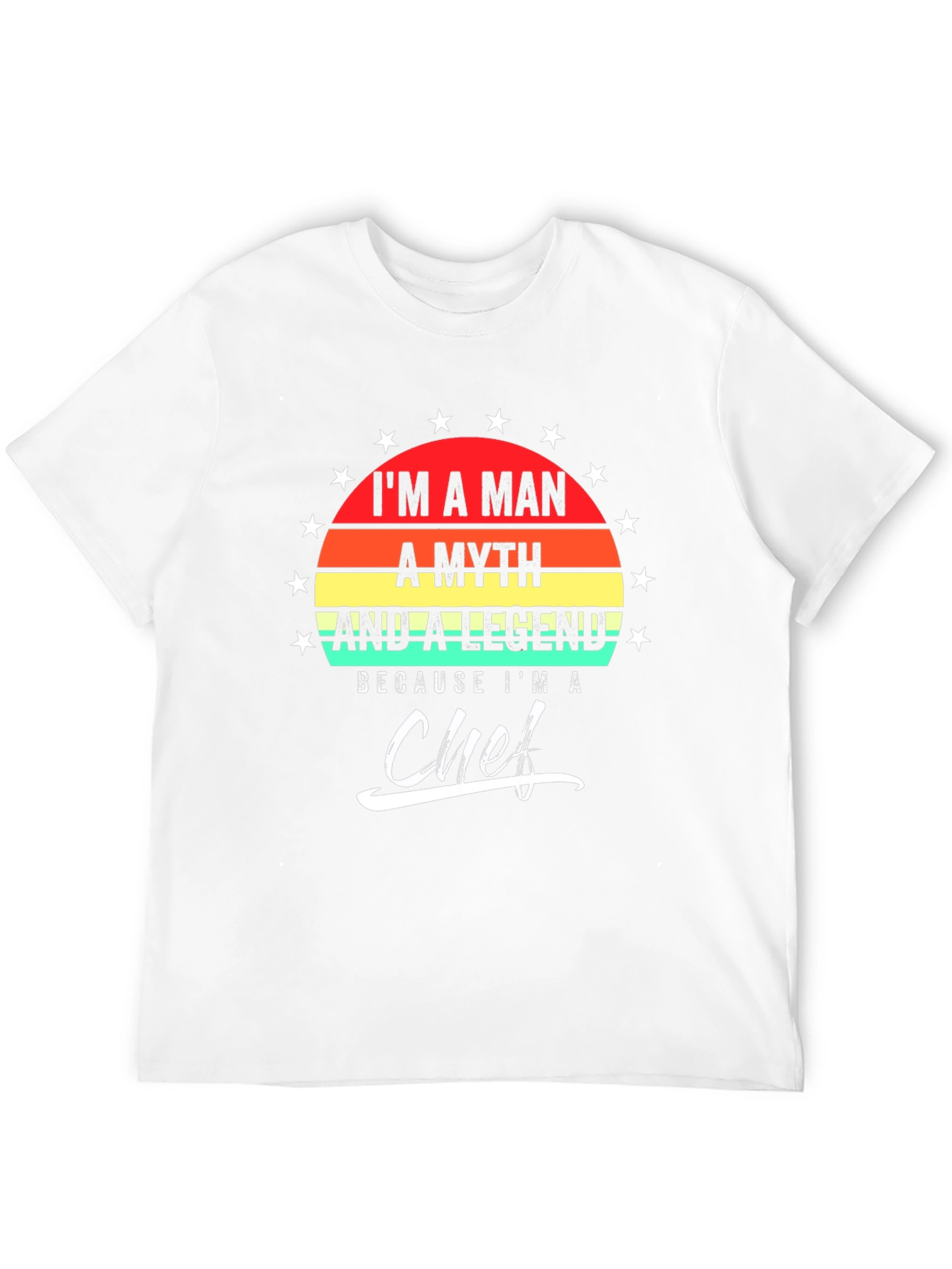 Man Myth Legend Chef T-Shirt