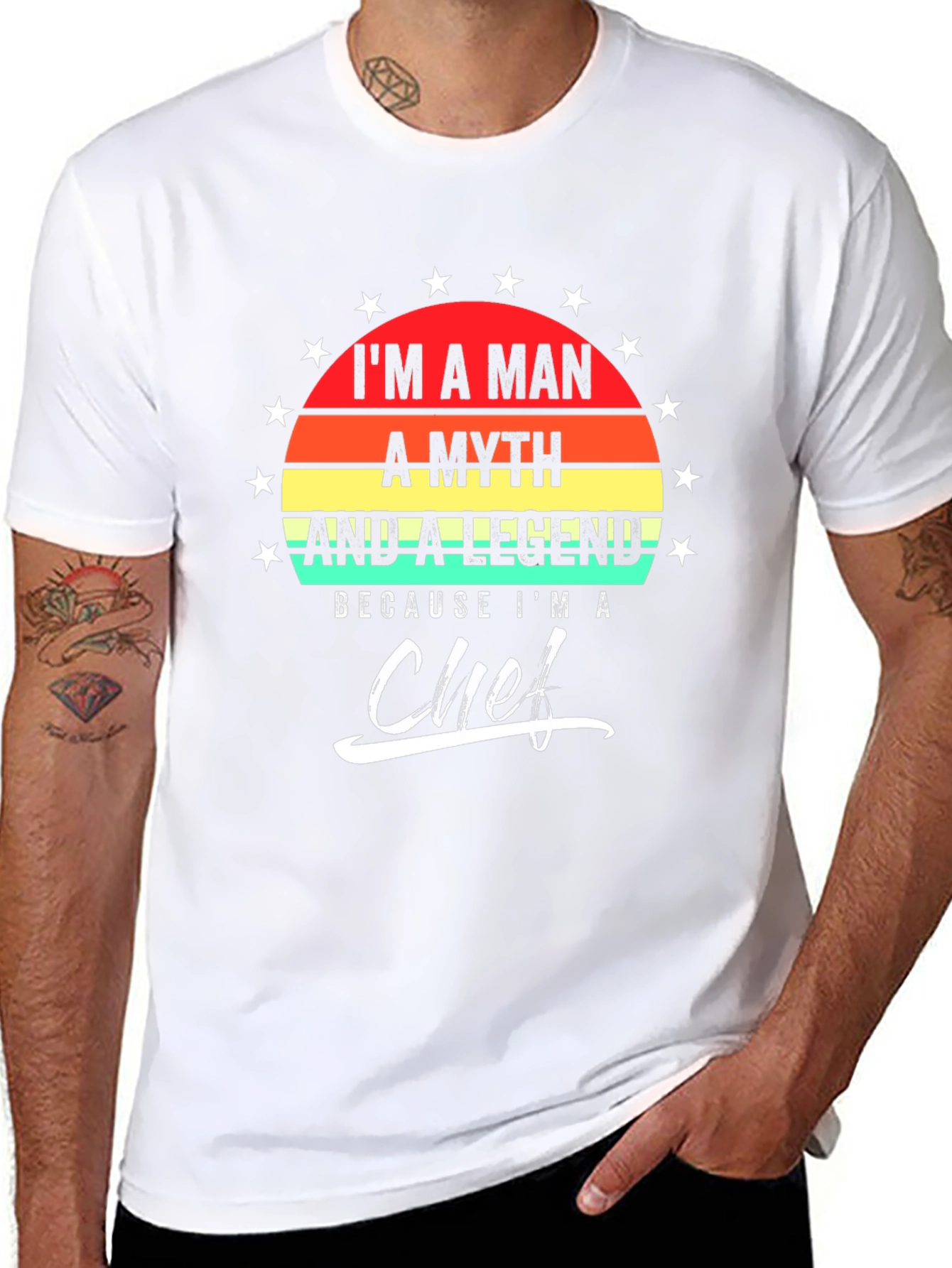 Man Myth Legend Chef T-Shirt