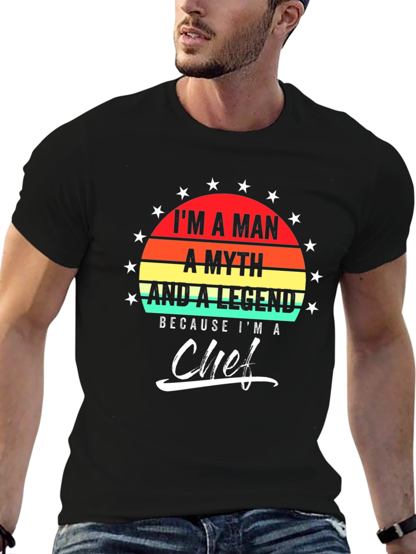 Man Myth Legend Chef T-Shirt