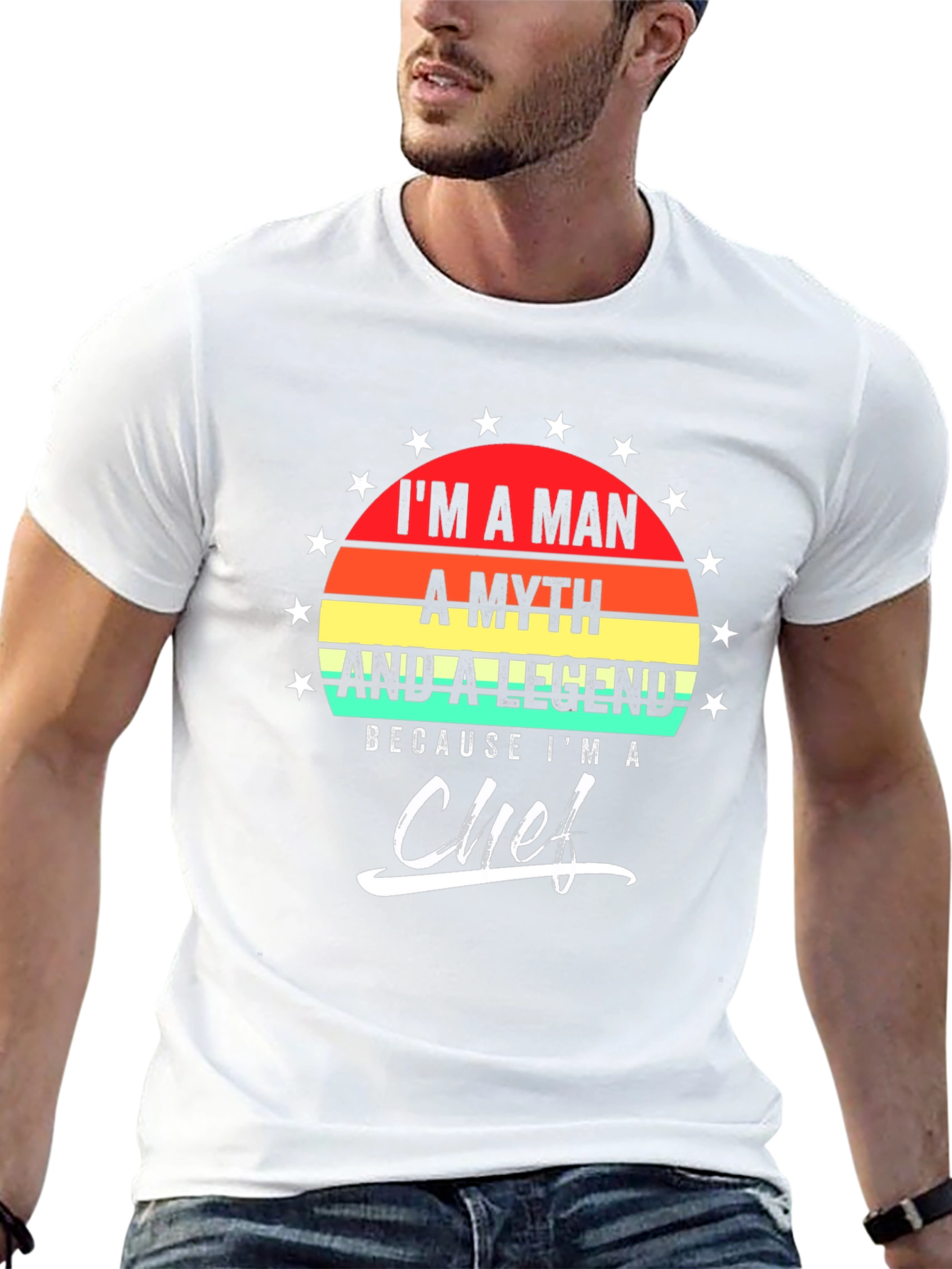 Man Myth Legend Chef T-Shirt