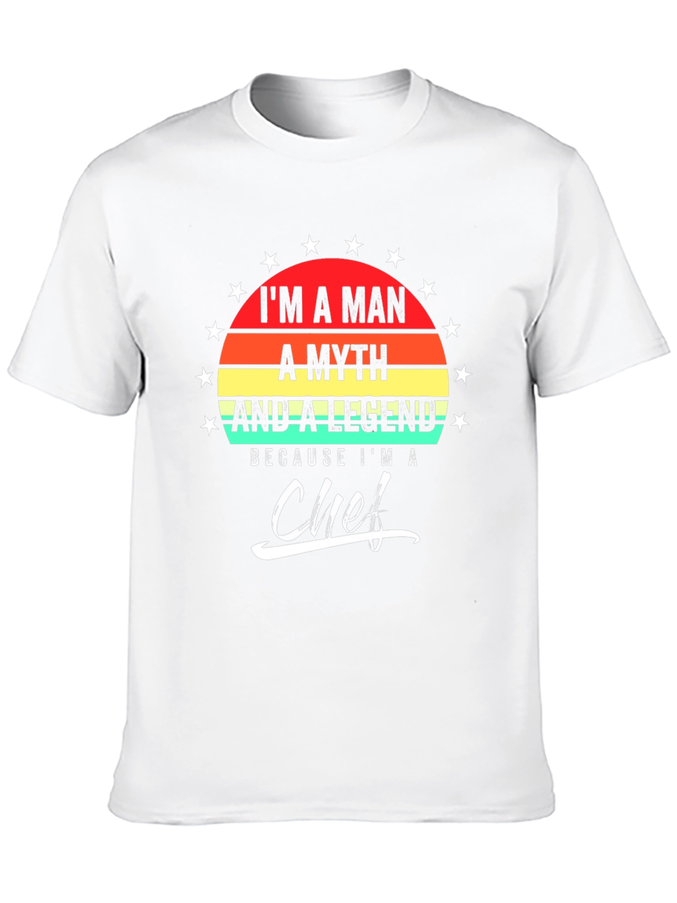 Man Myth Legend Chef T-Shirt