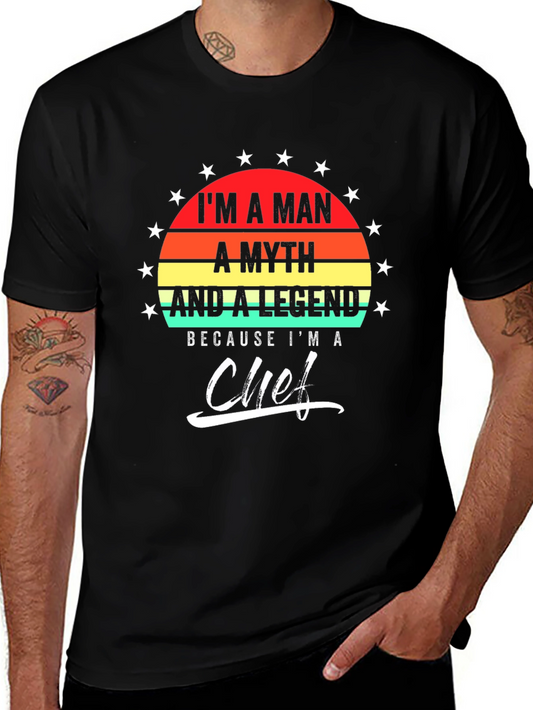 Man Myth Legend Chef T-Shirt