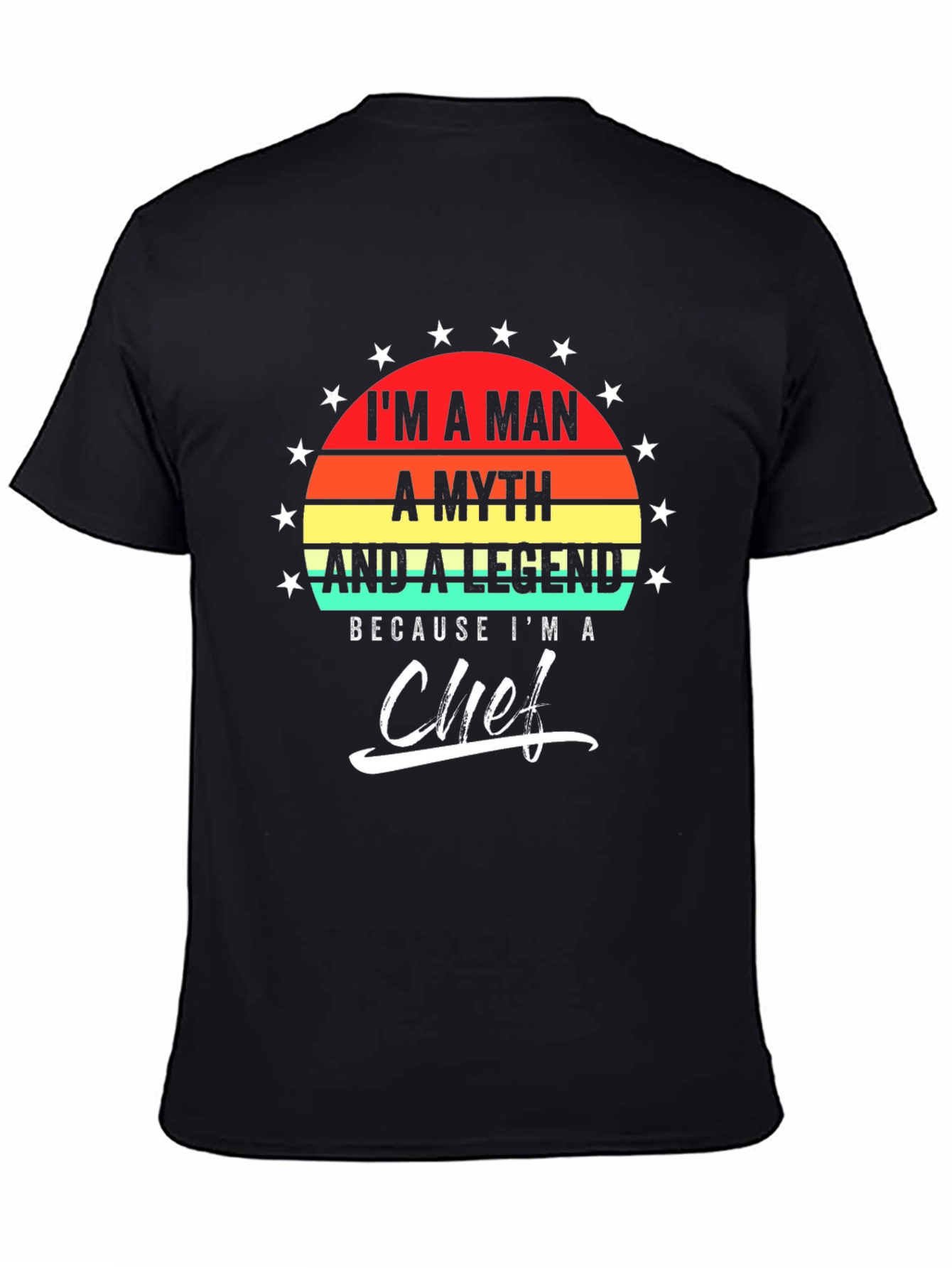 Man Myth Legend Chef T-Shirt