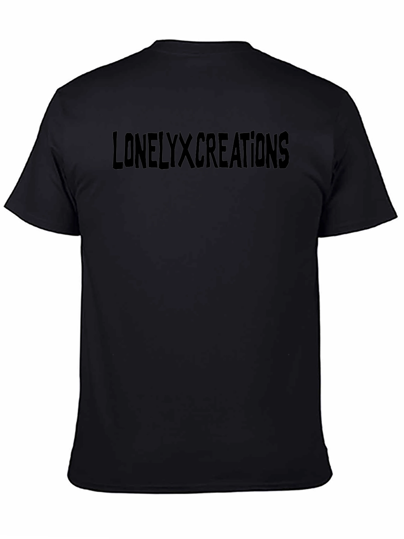 Lonelyxcreations Black Graphic T-Shirt
