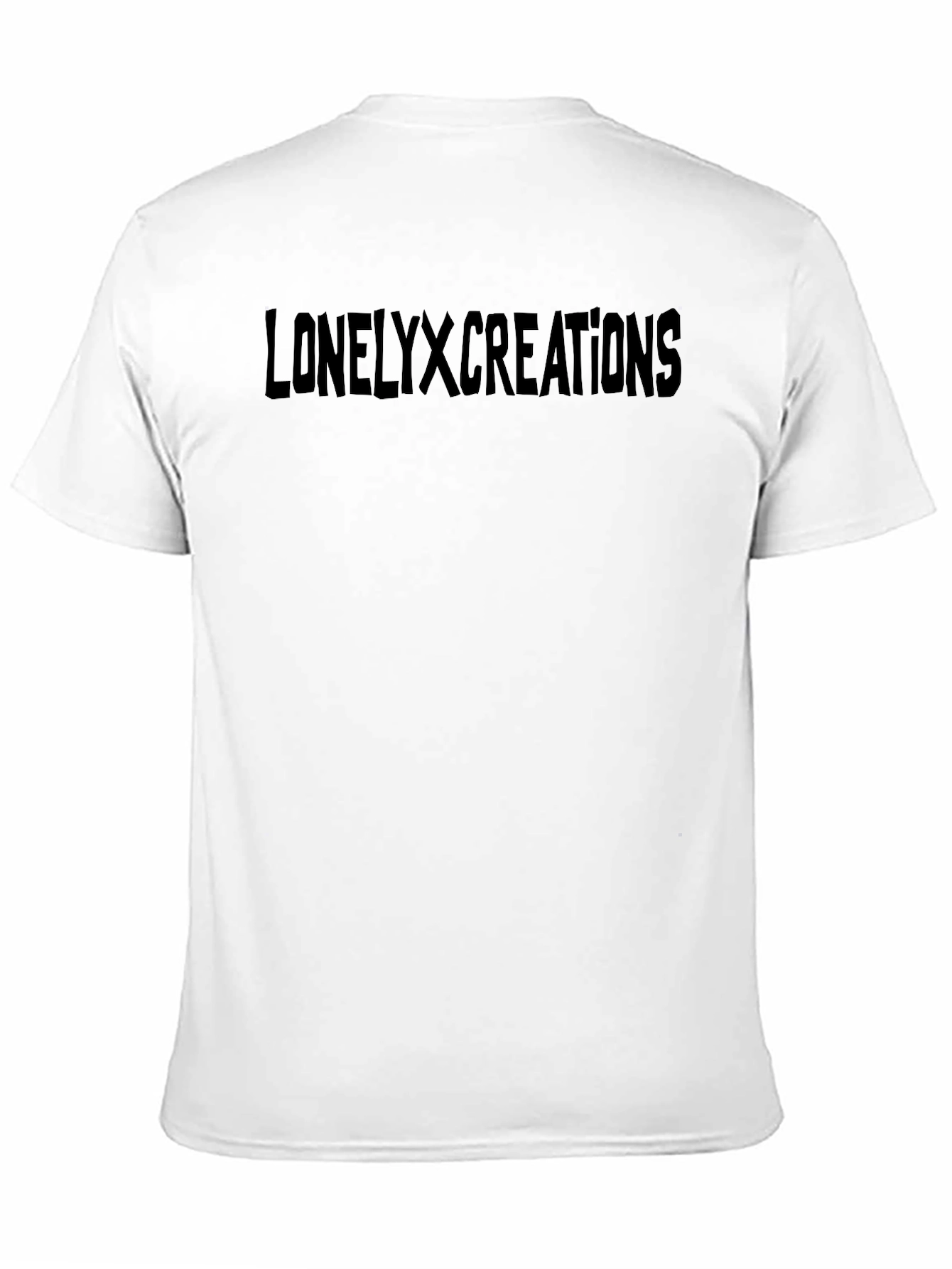 Lonelyxcreations Black Graphic T-Shirt