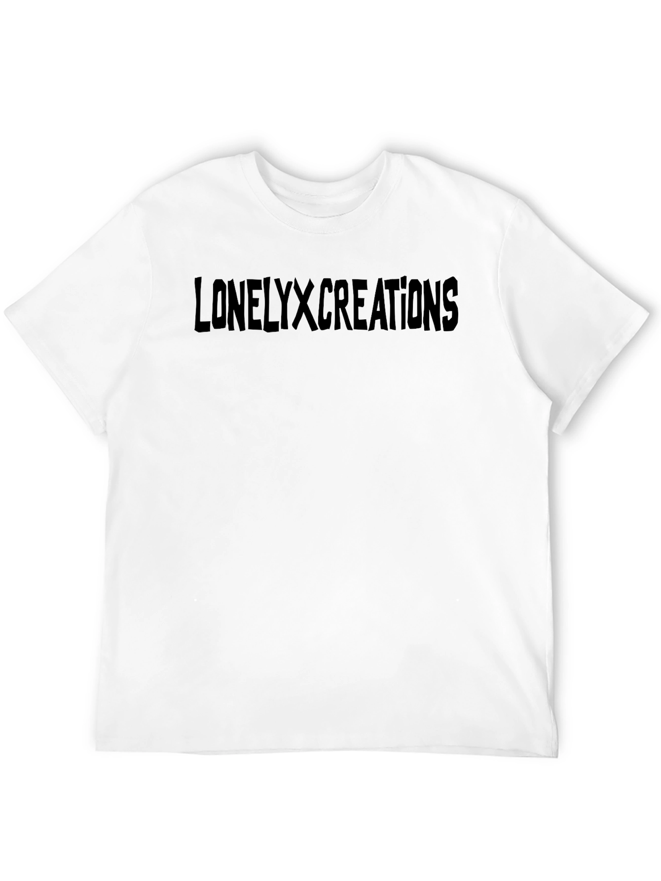 Lonelyxcreations Black Graphic T-Shirt