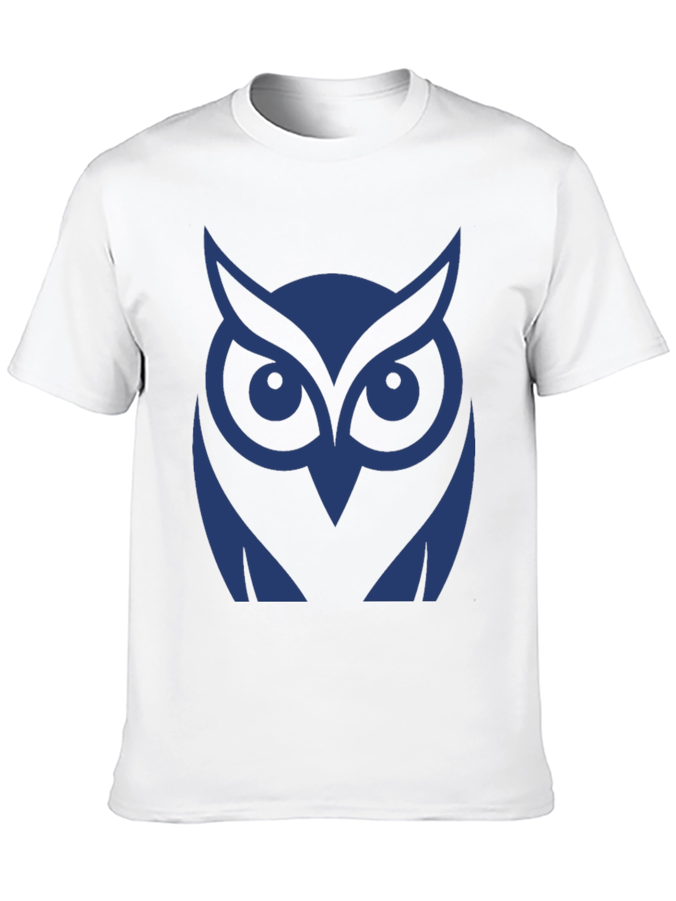 Cool Owl Graphic Tee - Black Cotton T-Shirt