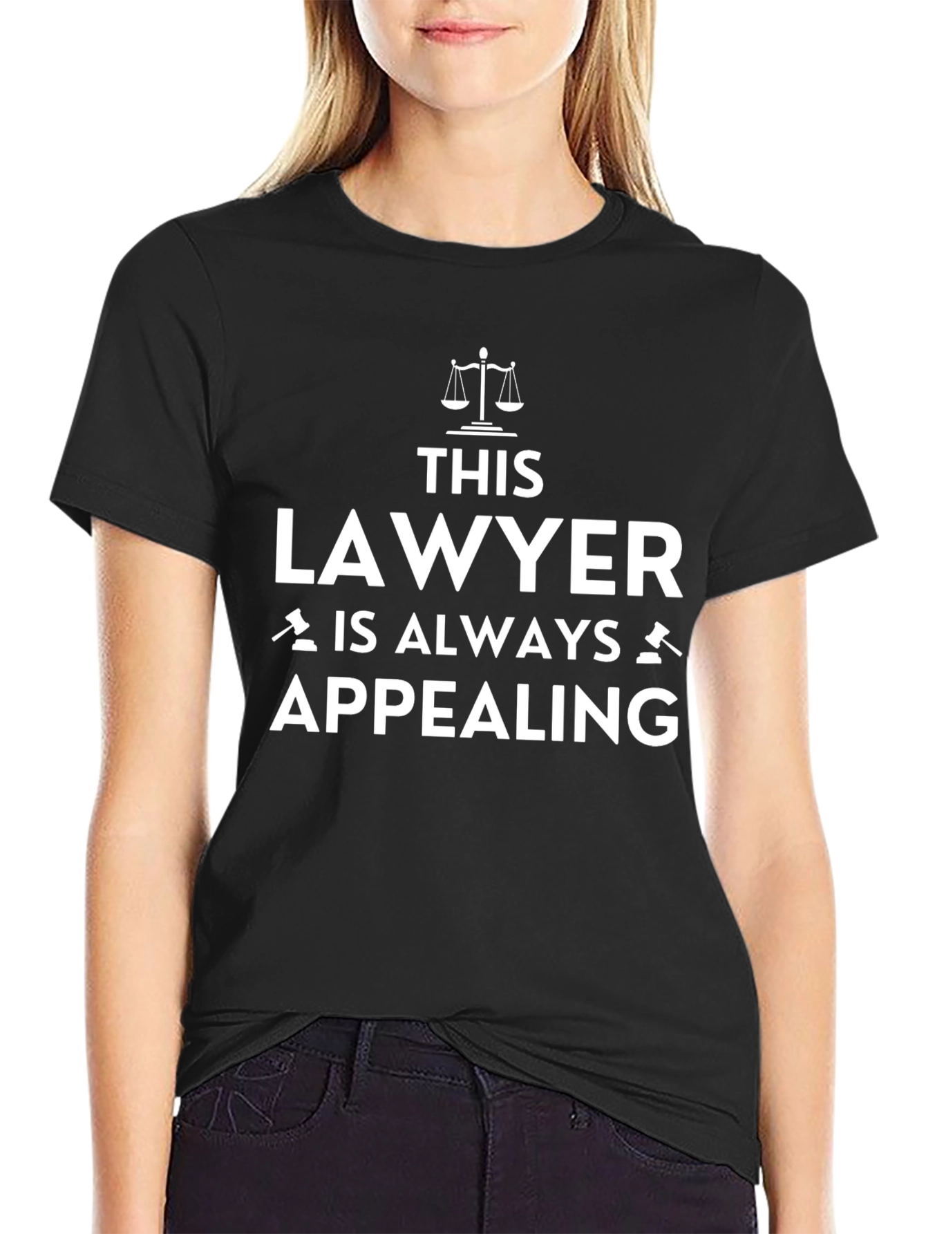 Lawyer Always Appealing T-Shirt - Scales of Justice Tee