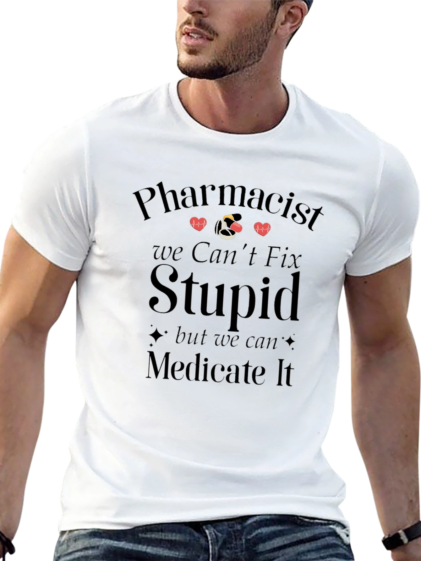 Pharmacist Medicate It Graphic T-Shirt