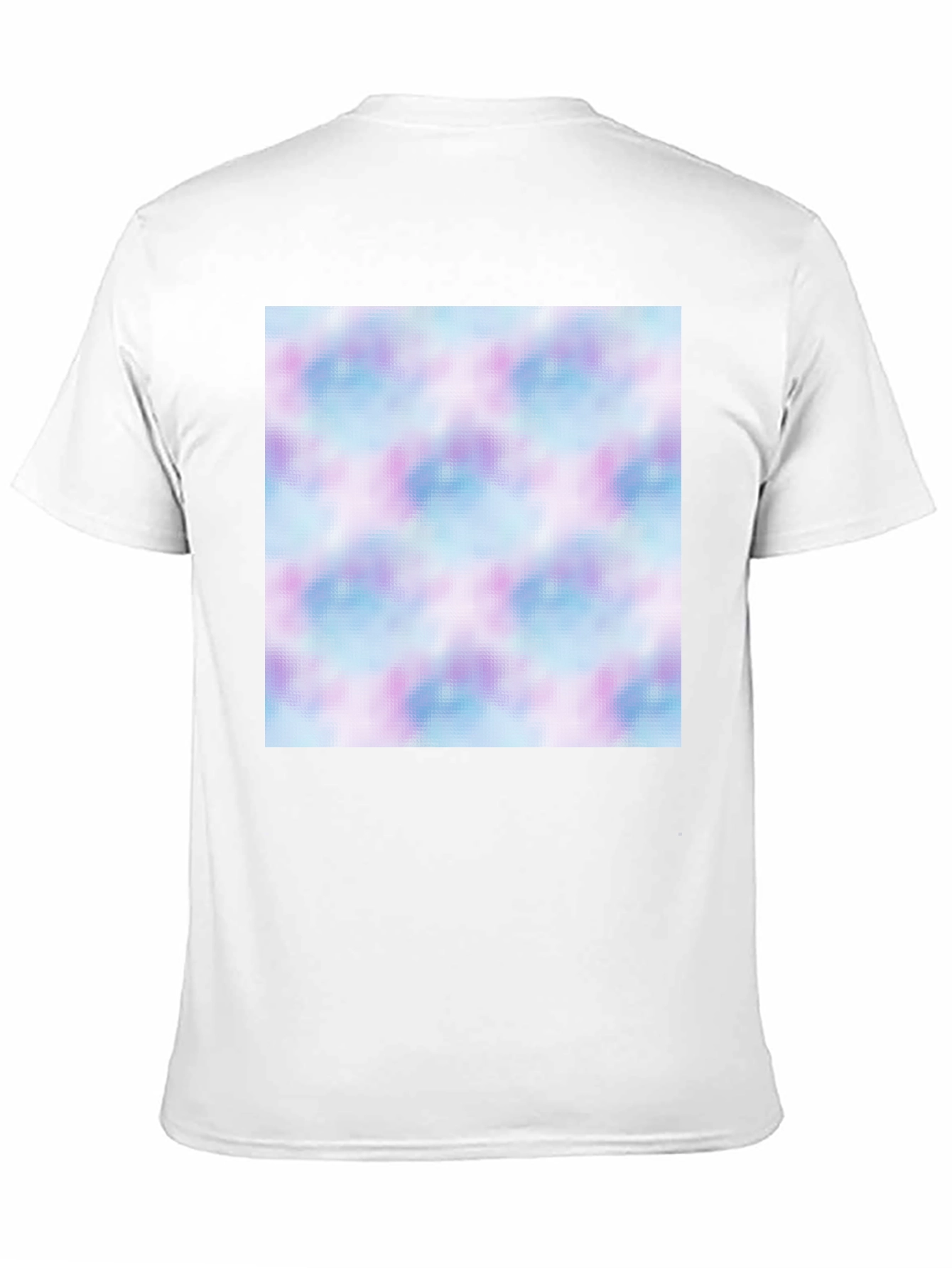 Mens Black T-Shirt with Abstract Pattern