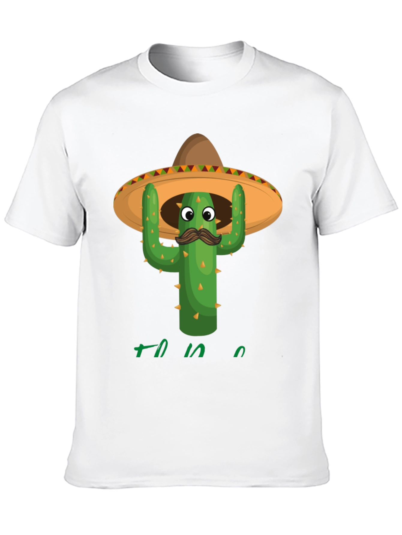 Funny Cactus Sombrero Graphic Tee