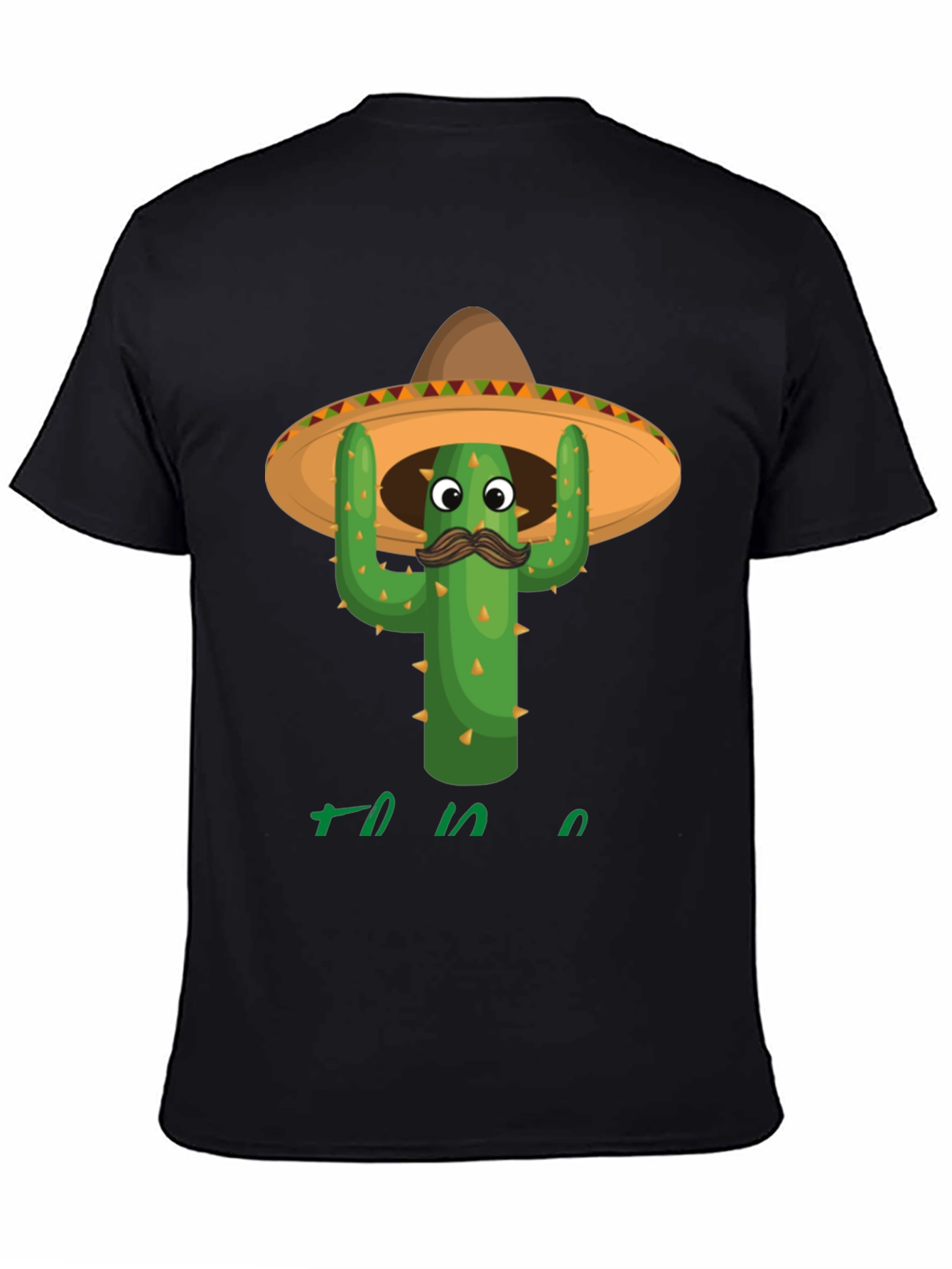 Funny Cactus Sombrero Graphic Tee
