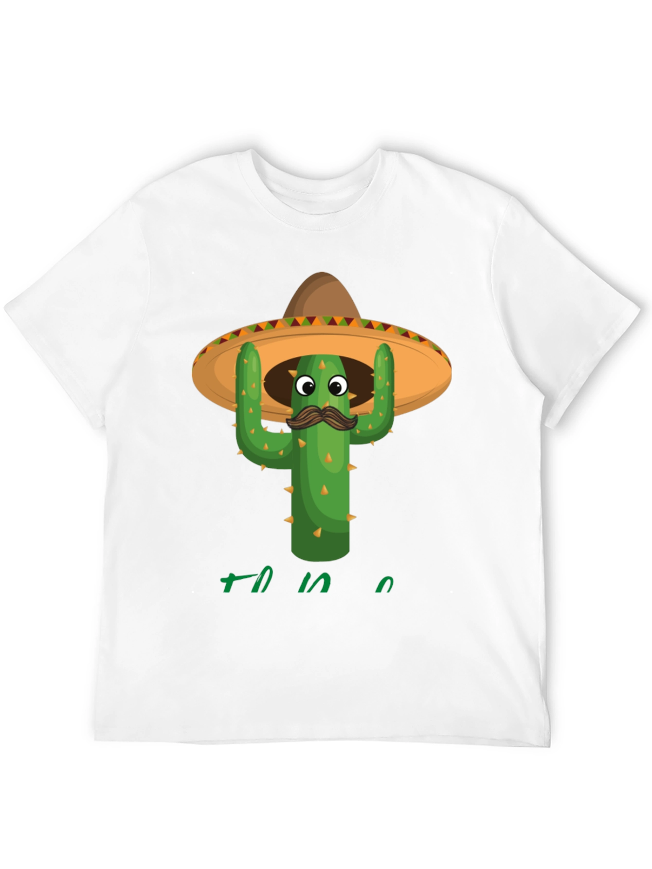 Funny Cactus Sombrero Graphic Tee