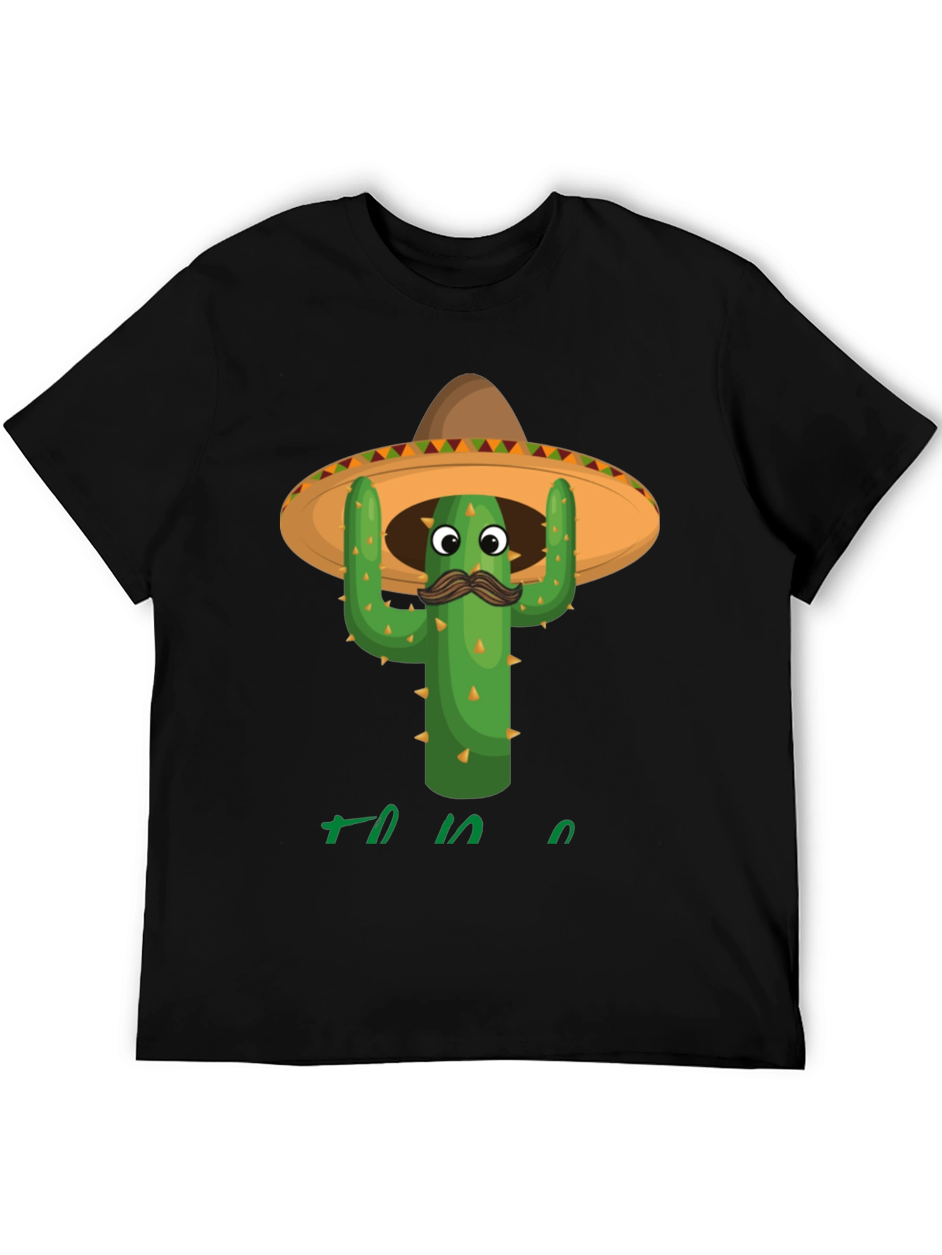 Funny Cactus Sombrero Graphic Tee