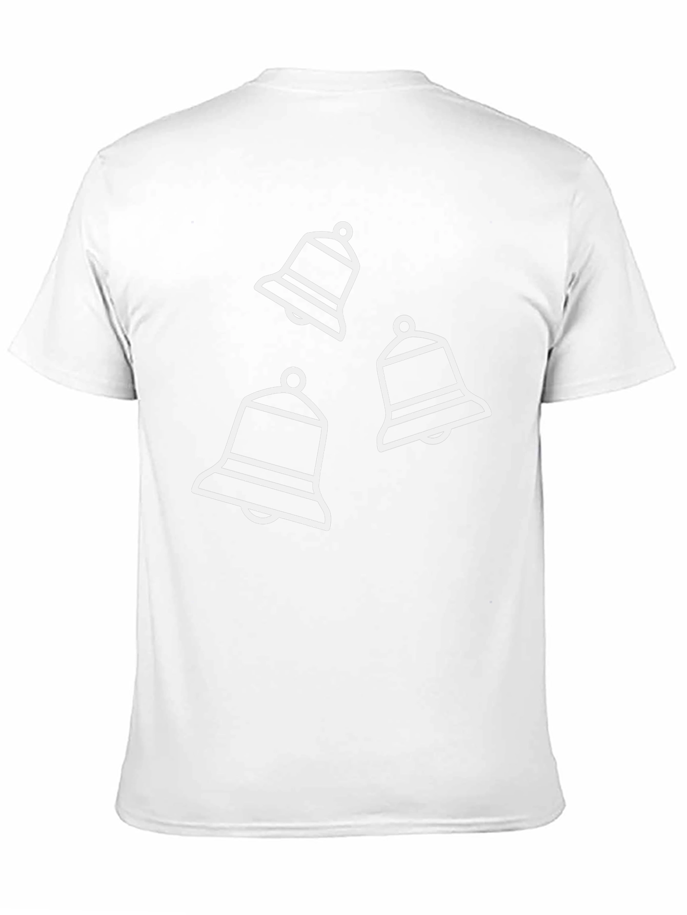 Bells Graphic Print Black T-Shirt