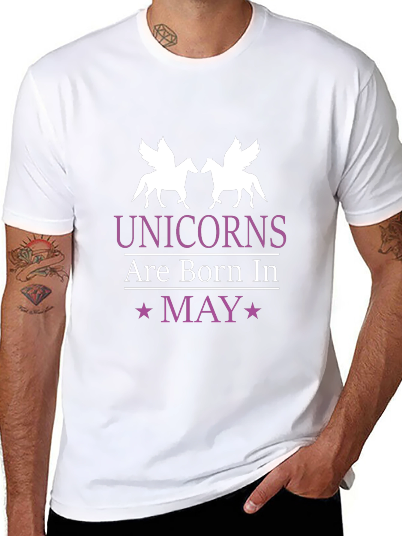 Unicorns Born In May T-Shirt