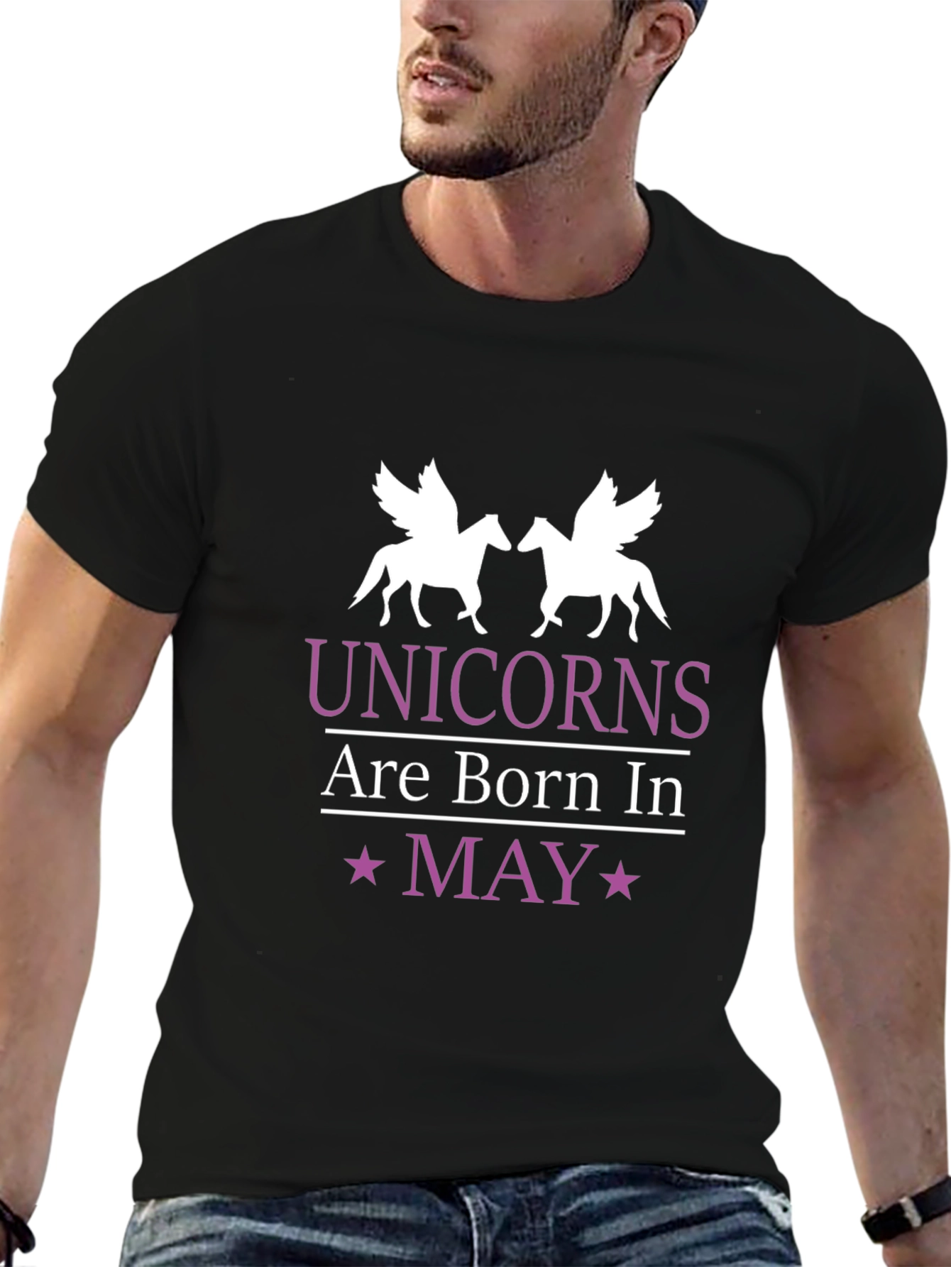 Unicorns Born In May T-Shirt