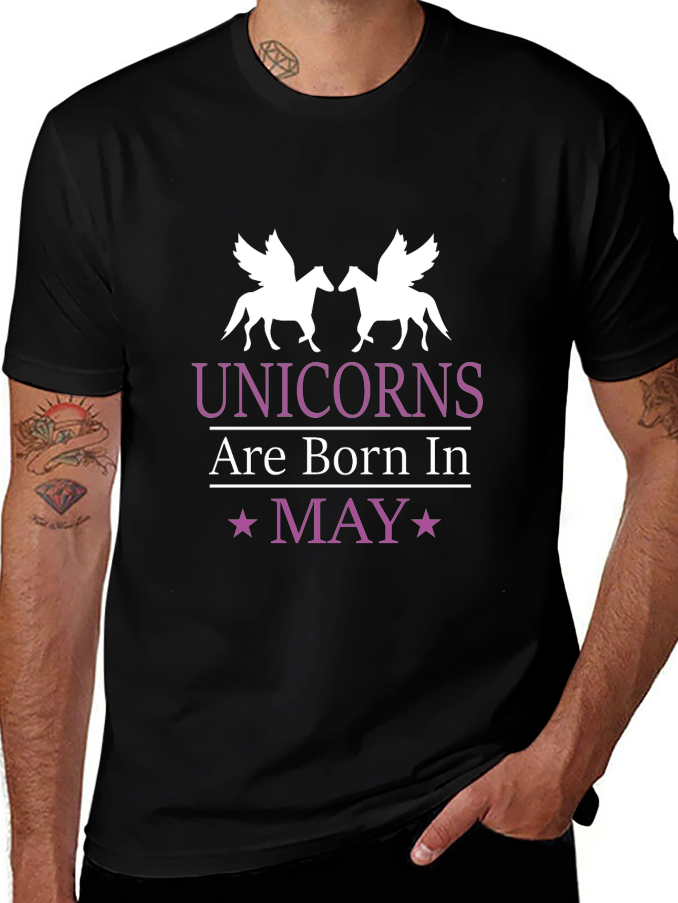 Unicorns Born In May T-Shirt