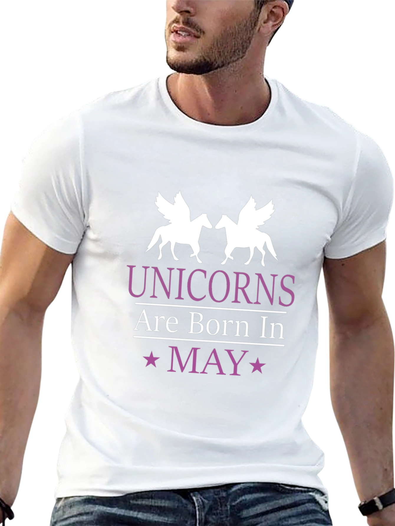 Unicorns Born In May T-Shirt