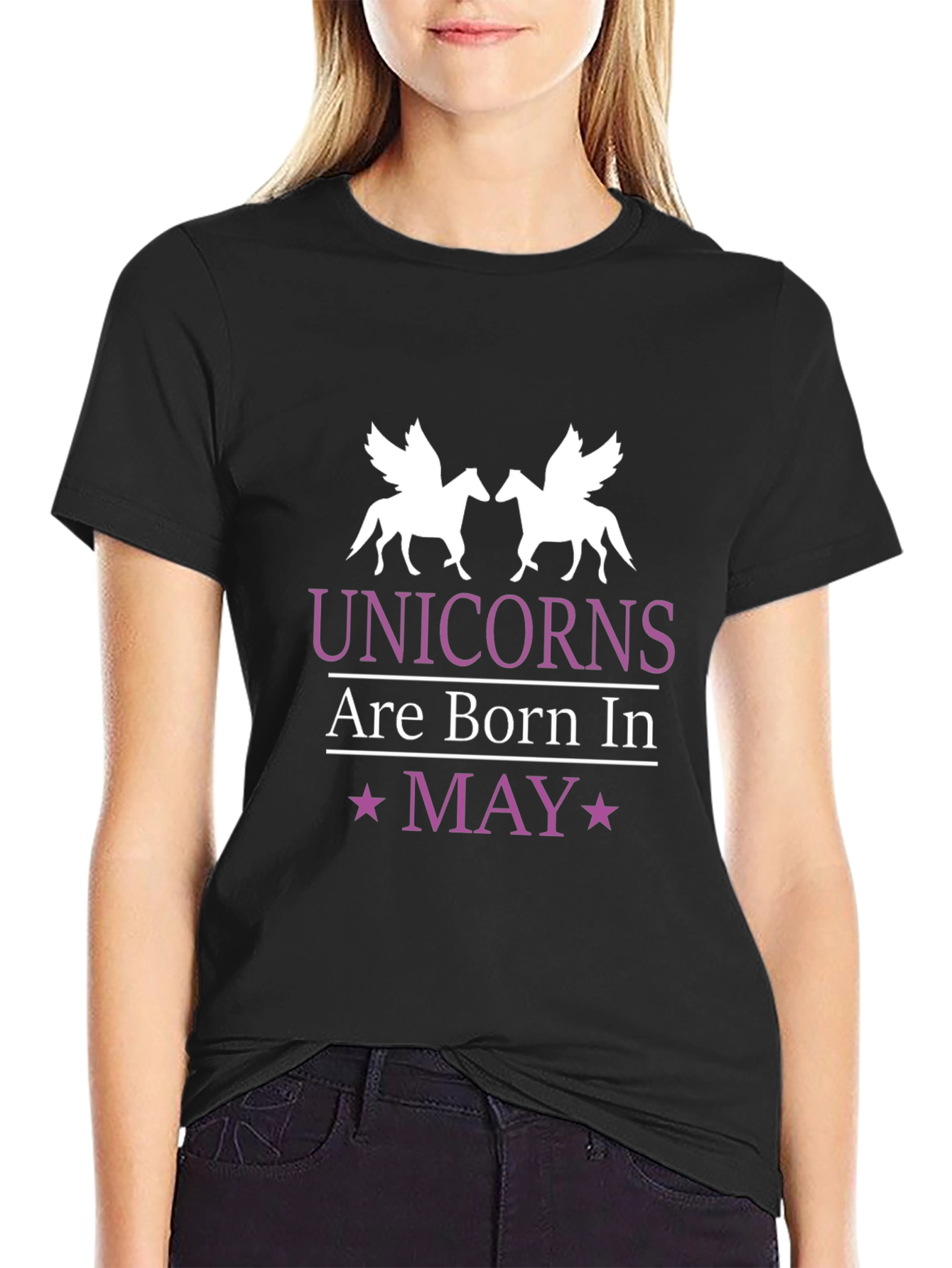 Unicorns Born In May T-Shirt