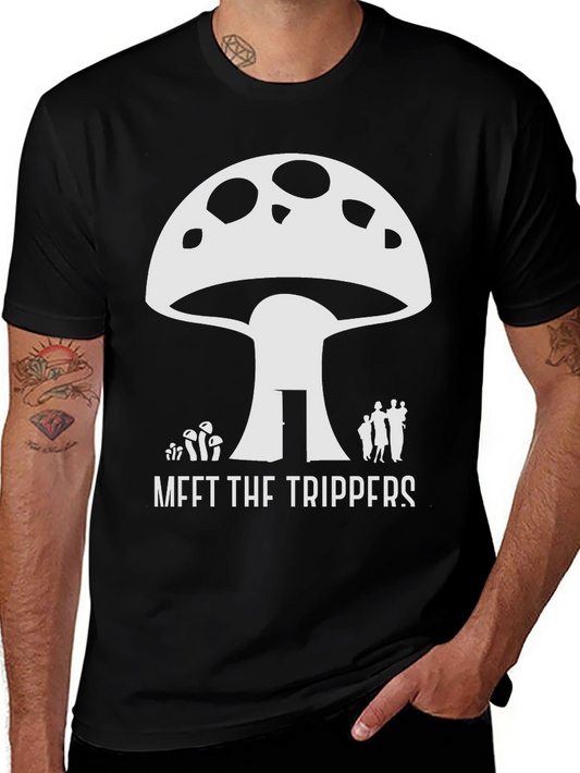 Meet the Trippers T-Shirt - Funny Mushroom Family Tee