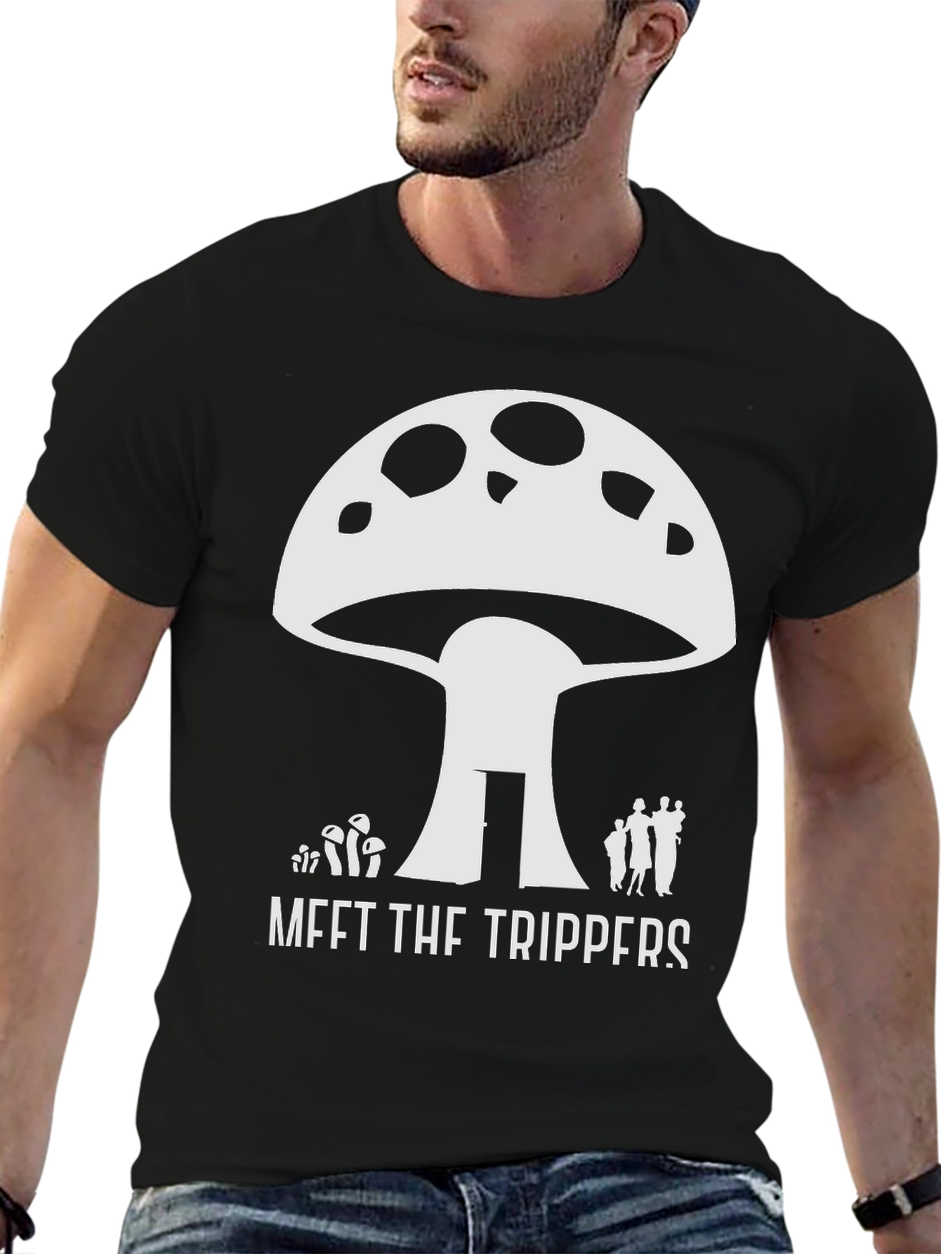 Meet the Trippers T-Shirt - Funny Mushroom Family Tee