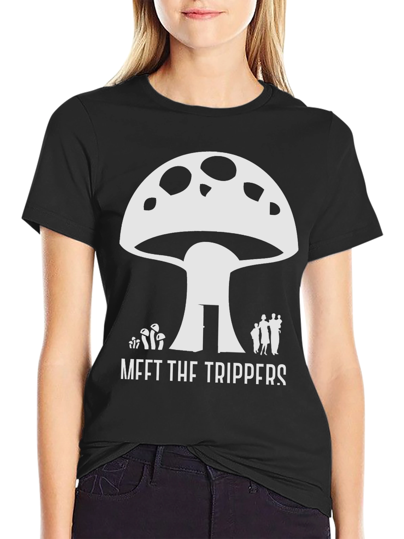 Meet the Trippers T-Shirt - Funny Mushroom Family Tee
