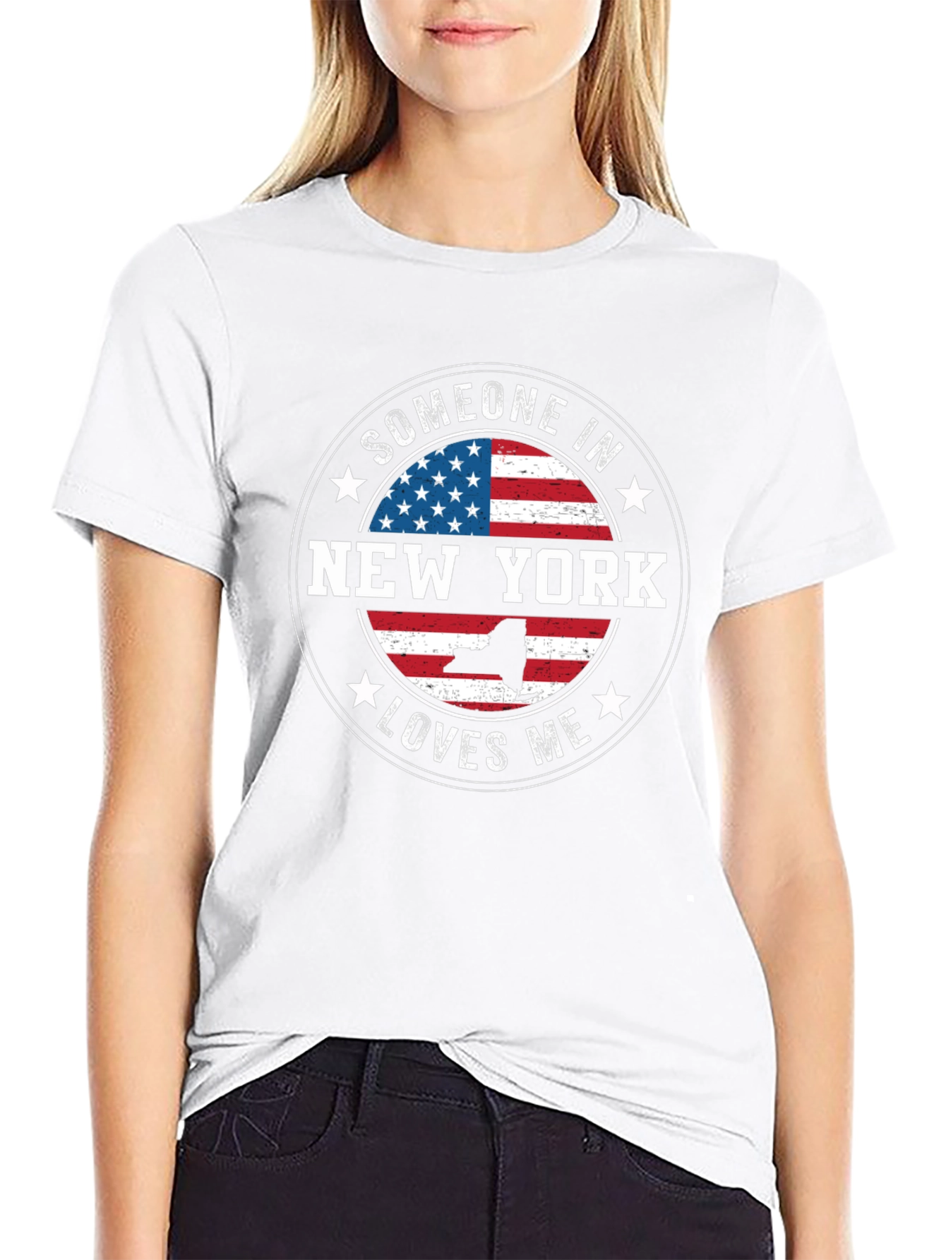 New York USA Flag T-Shirt