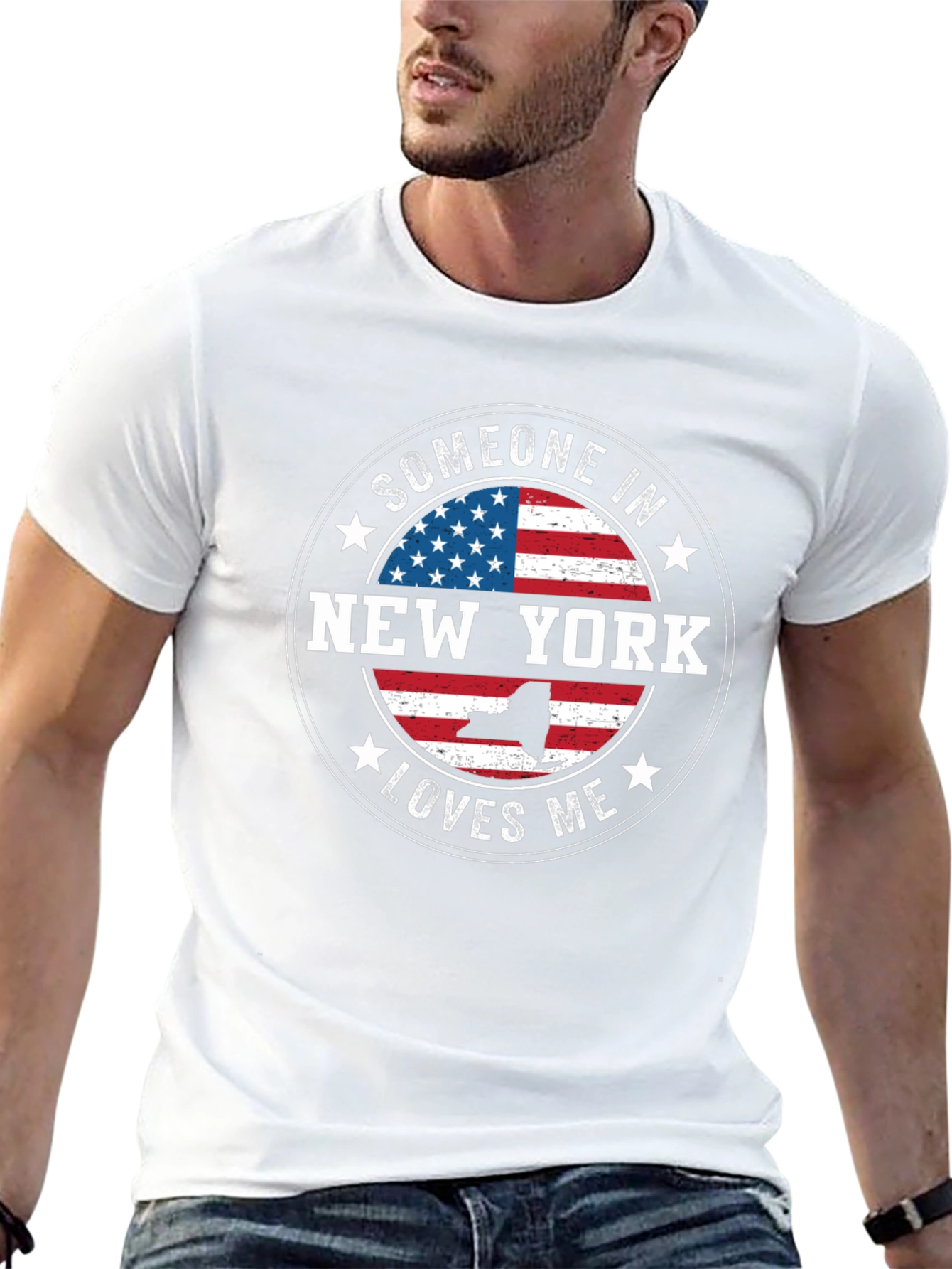 New York USA Flag T-Shirt