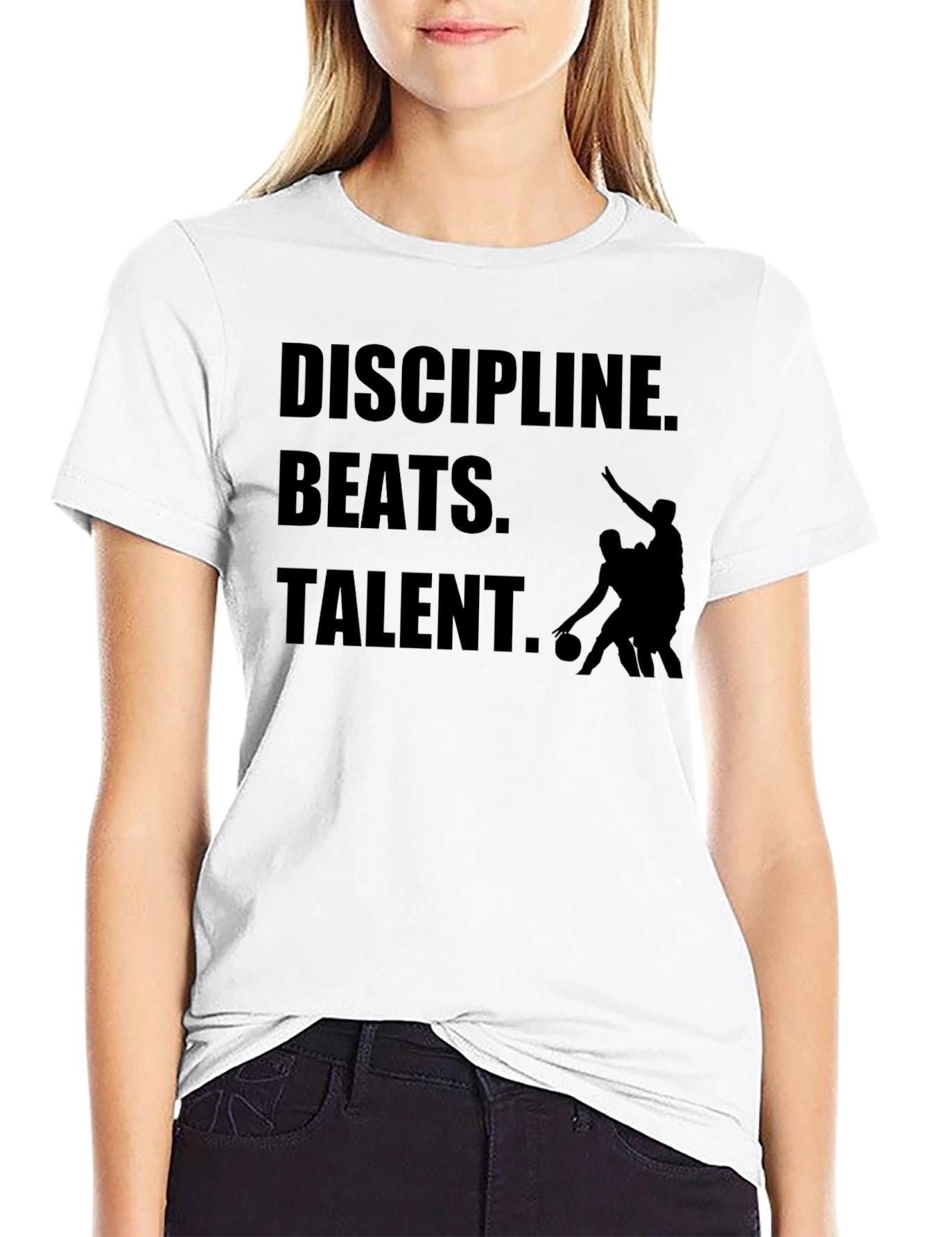 Discipline Beats Talent Graphic T-Shirt