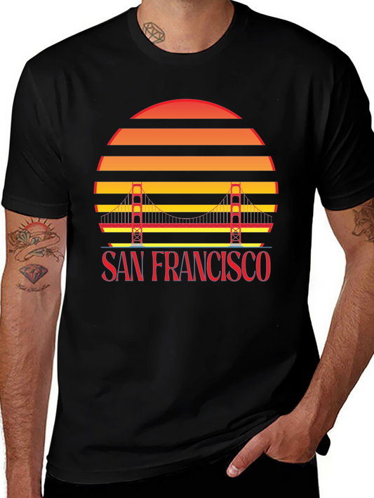 San Francisco Sunset Graphic T-Shirt