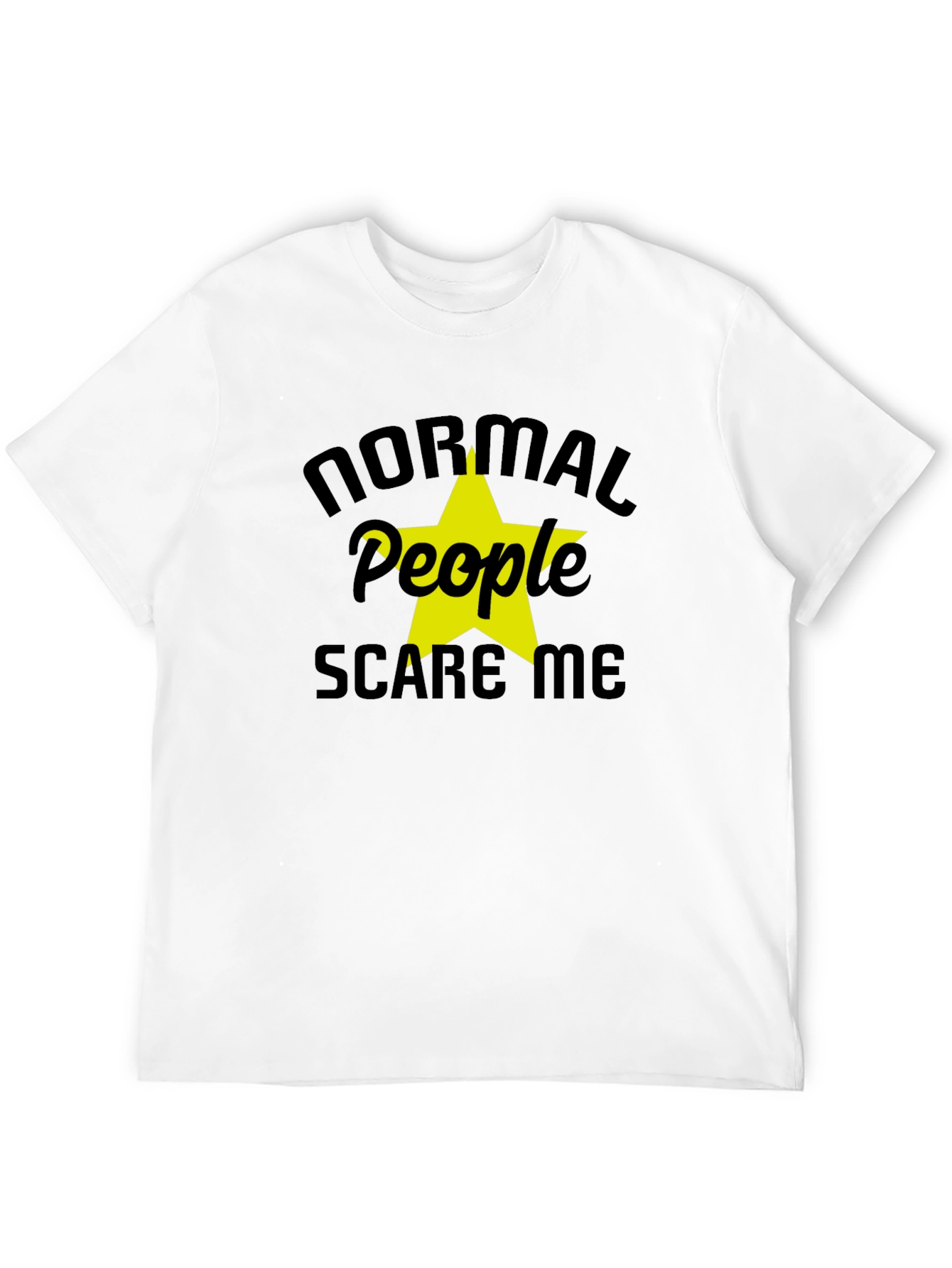 Normal People Scare Me Graphic T-Shirt