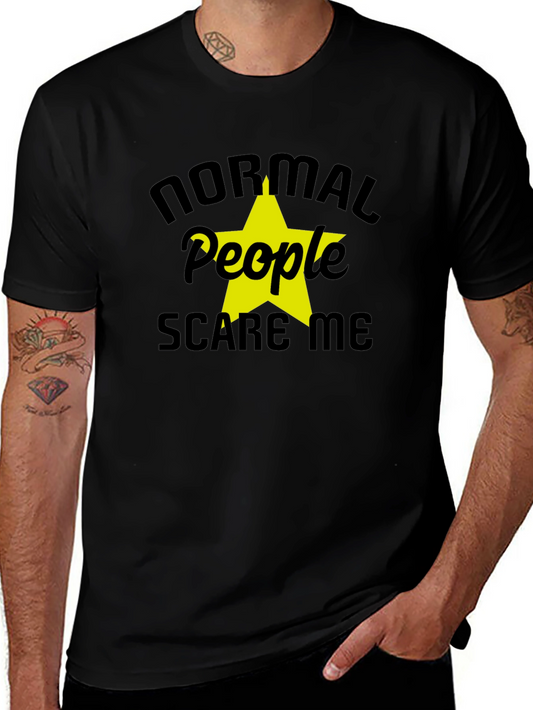Normal People Scare Me Graphic T-Shirt