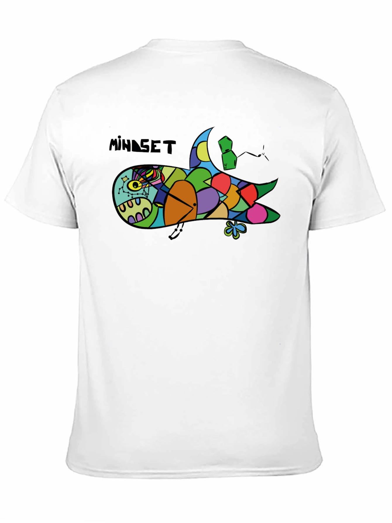 Mindset Artistic Shark Graphic Black T-Shirt