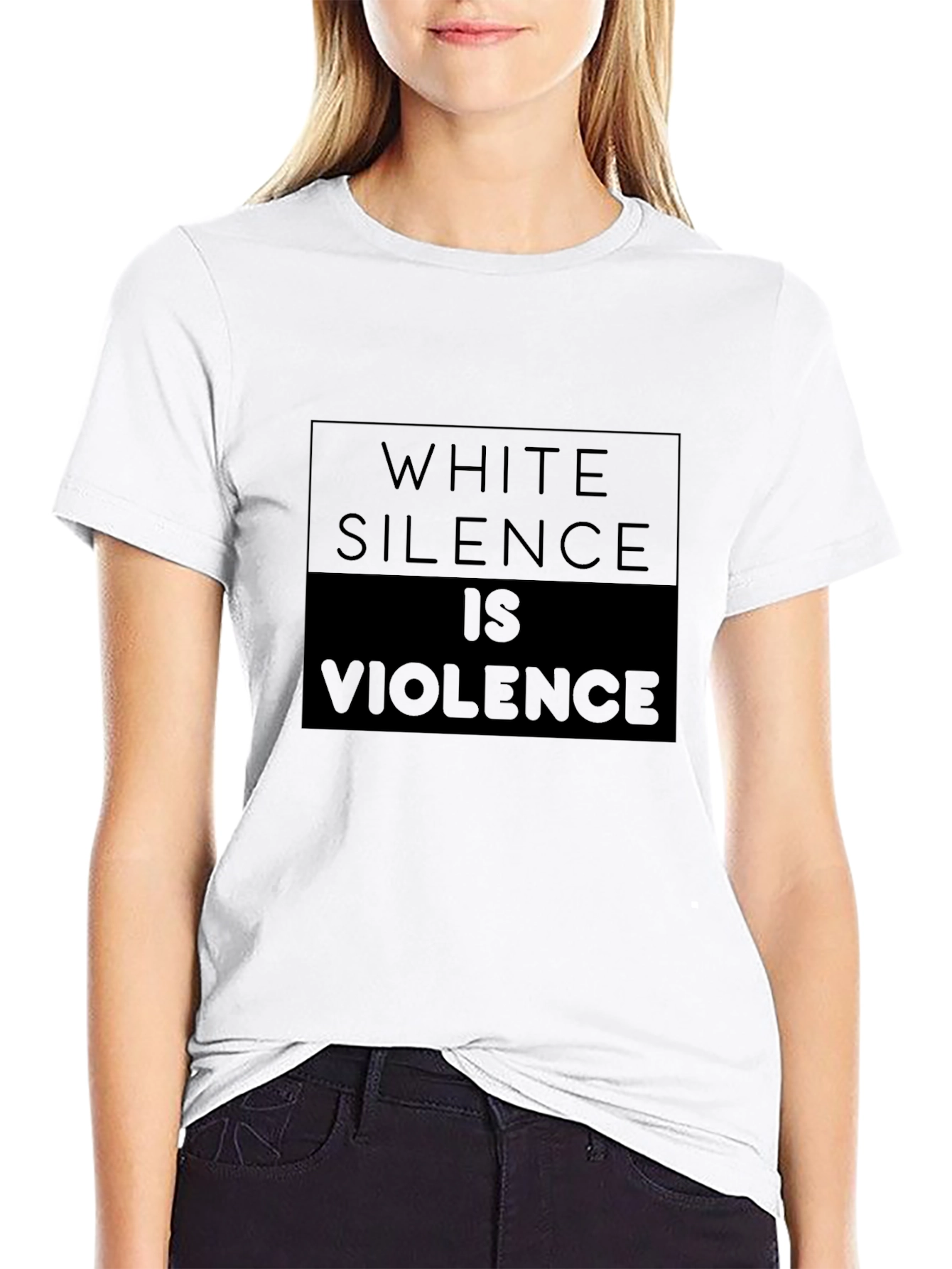 White Silence is Violence Graphic Tee