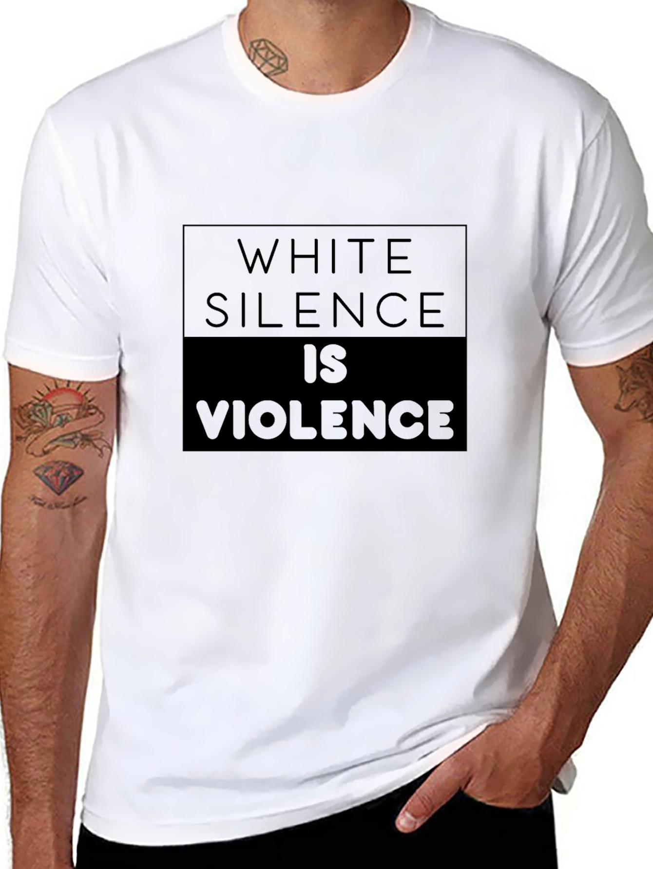 White Silence is Violence Graphic Tee